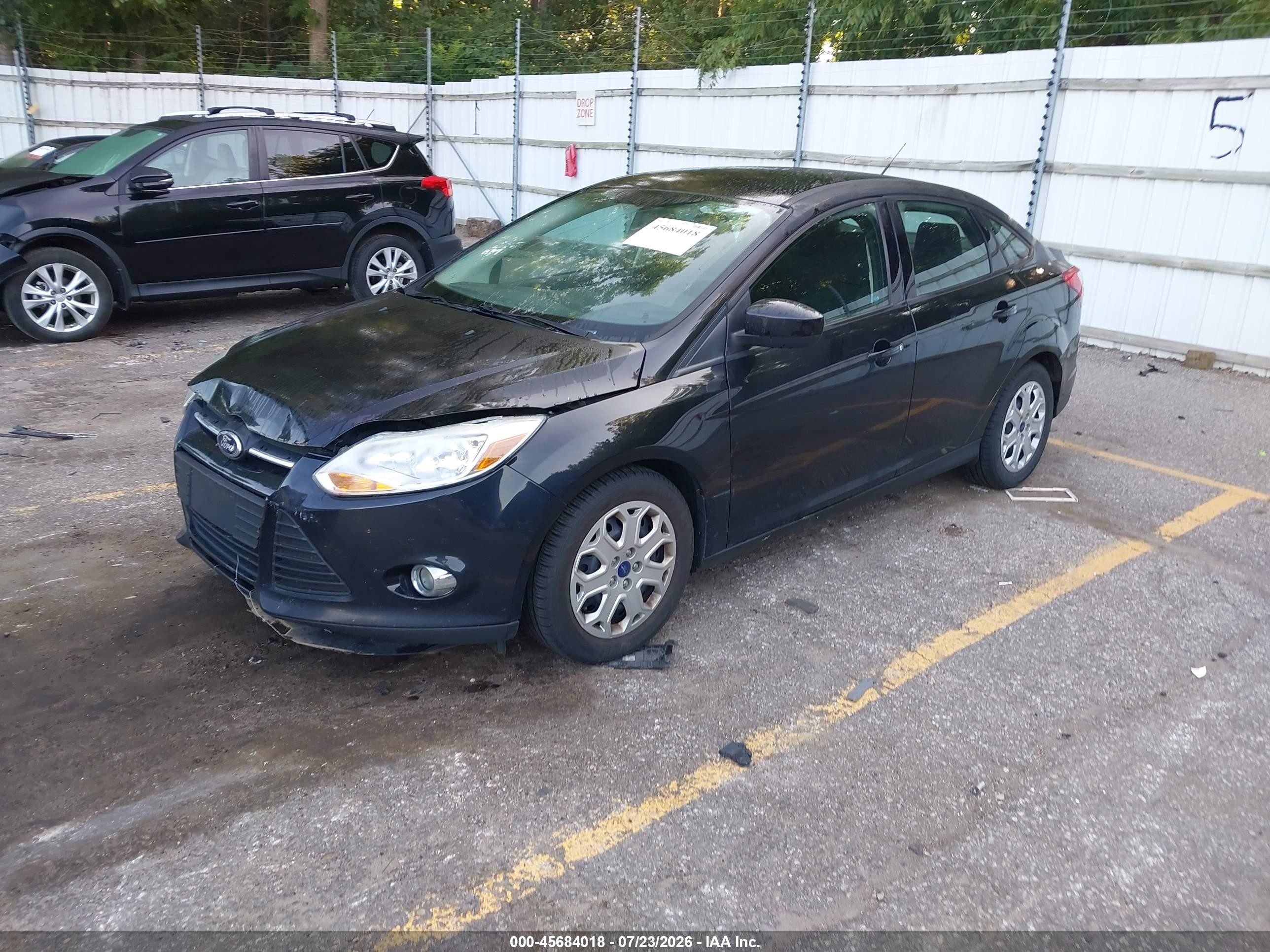 2012 Ford Focus Se Black vin: 1FAHP3F26CL421934