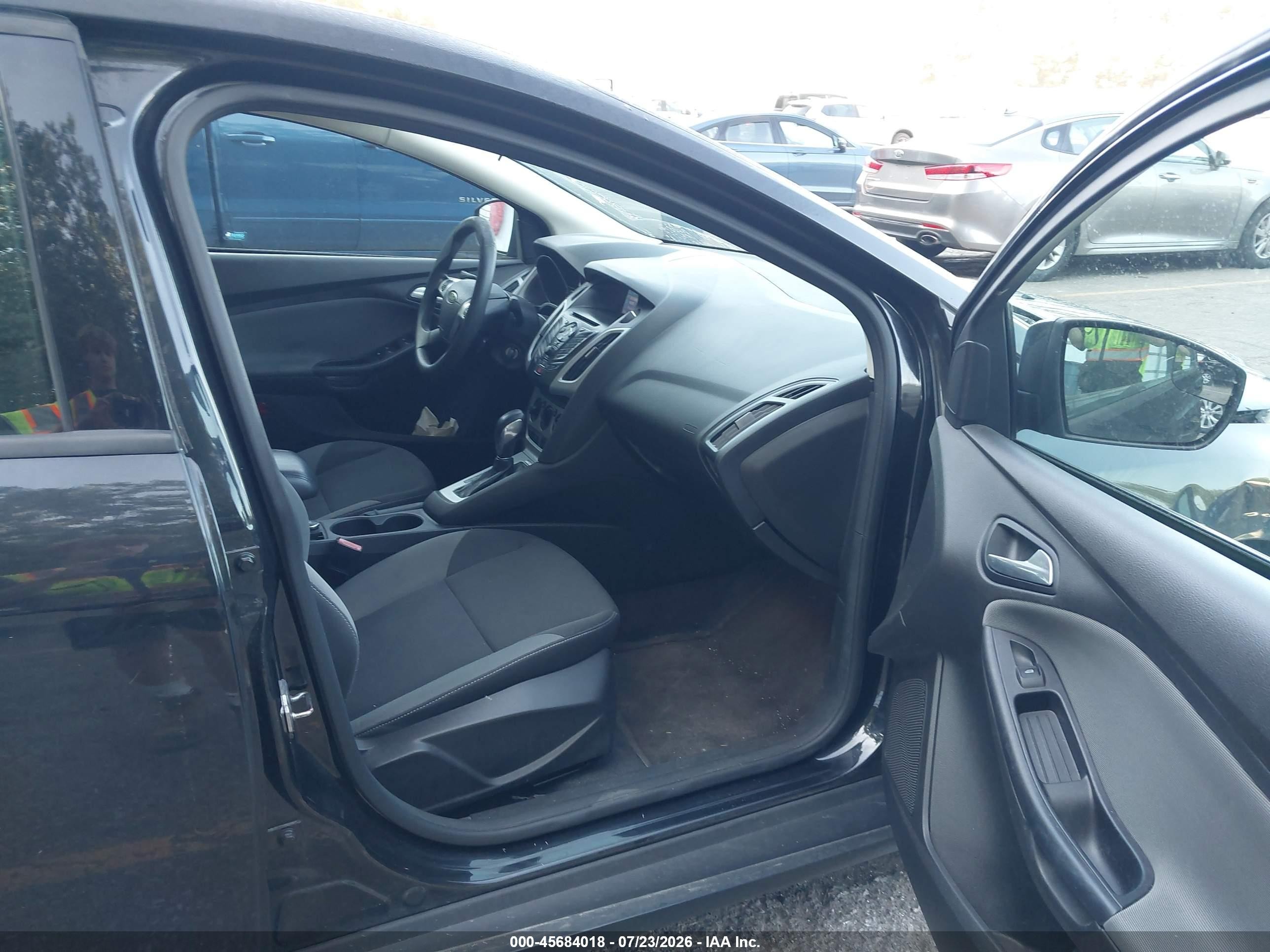 2012 Ford Focus Se Black vin: 1FAHP3F26CL421934