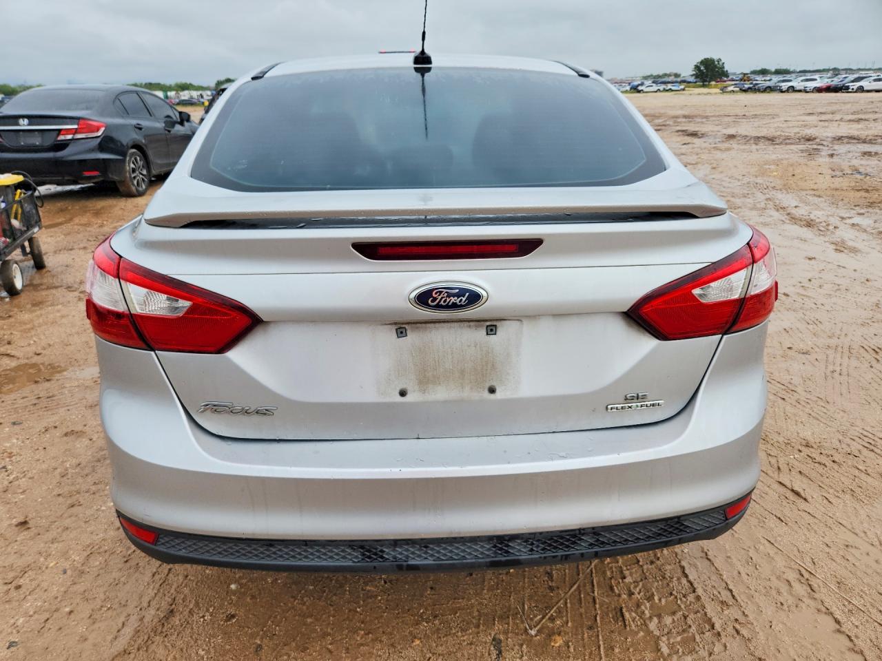 2012 Ford Focus Se Silver vin: 1FAHP3F26CL449555