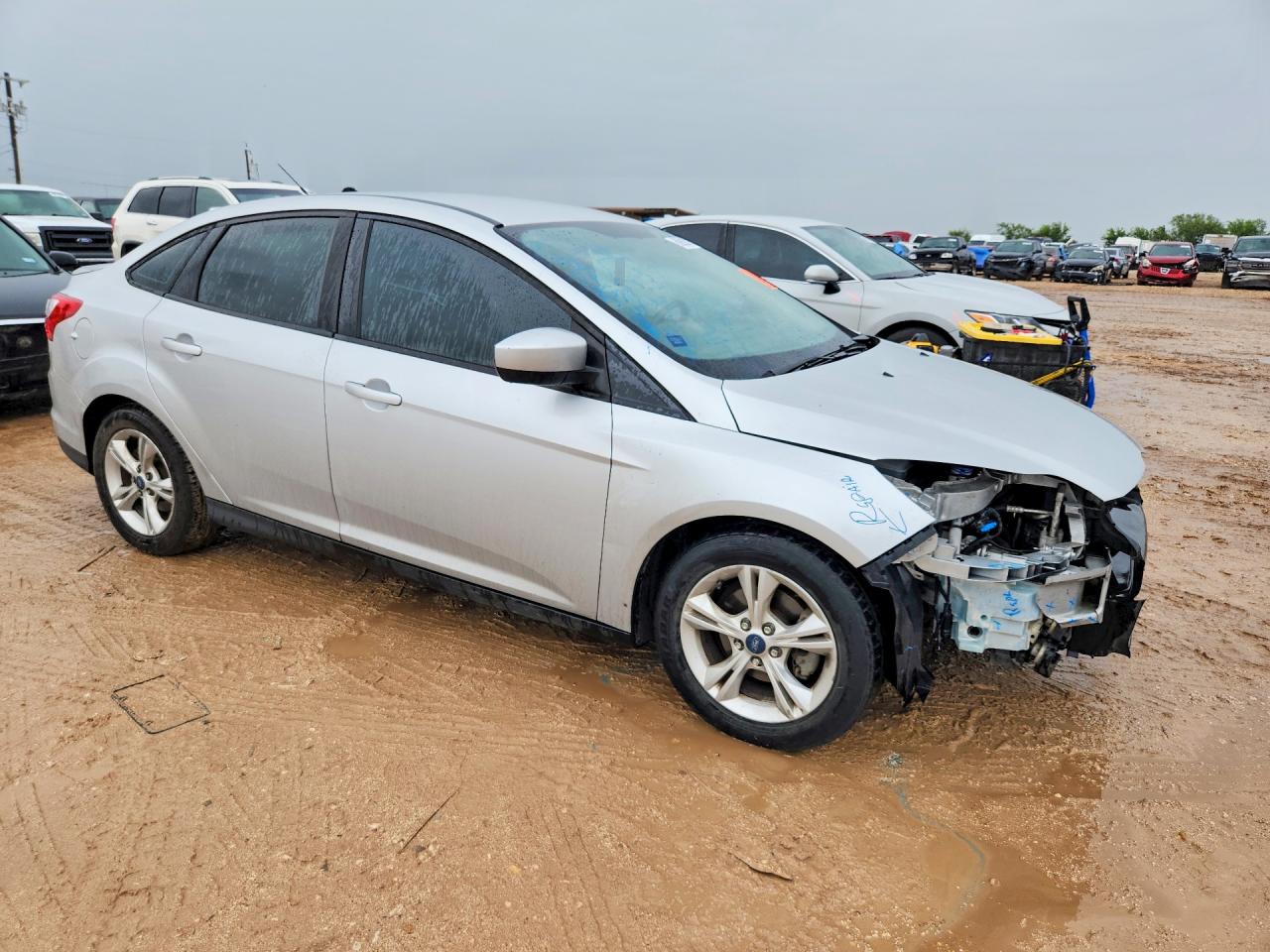 2012 Ford Focus Se Silver vin: 1FAHP3F26CL449555
