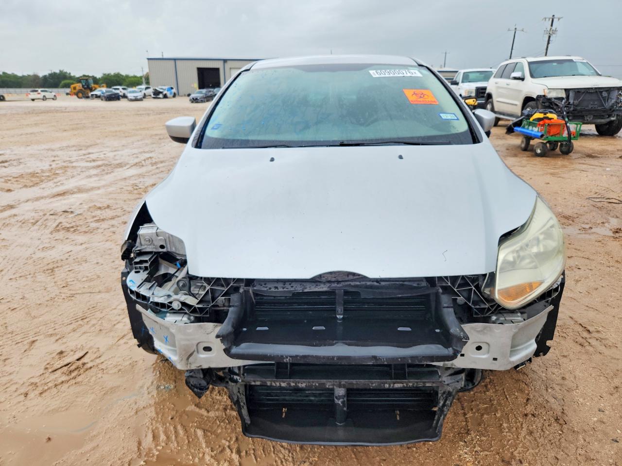 2012 Ford Focus Se Silver vin: 1FAHP3F26CL449555