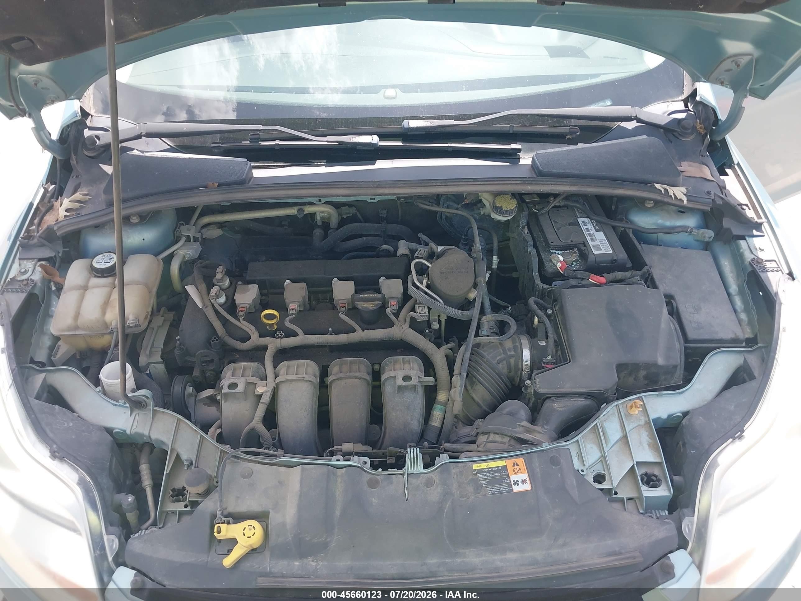 2012 Ford Focus Se Teal vin: 1FAHP3F26CL471040