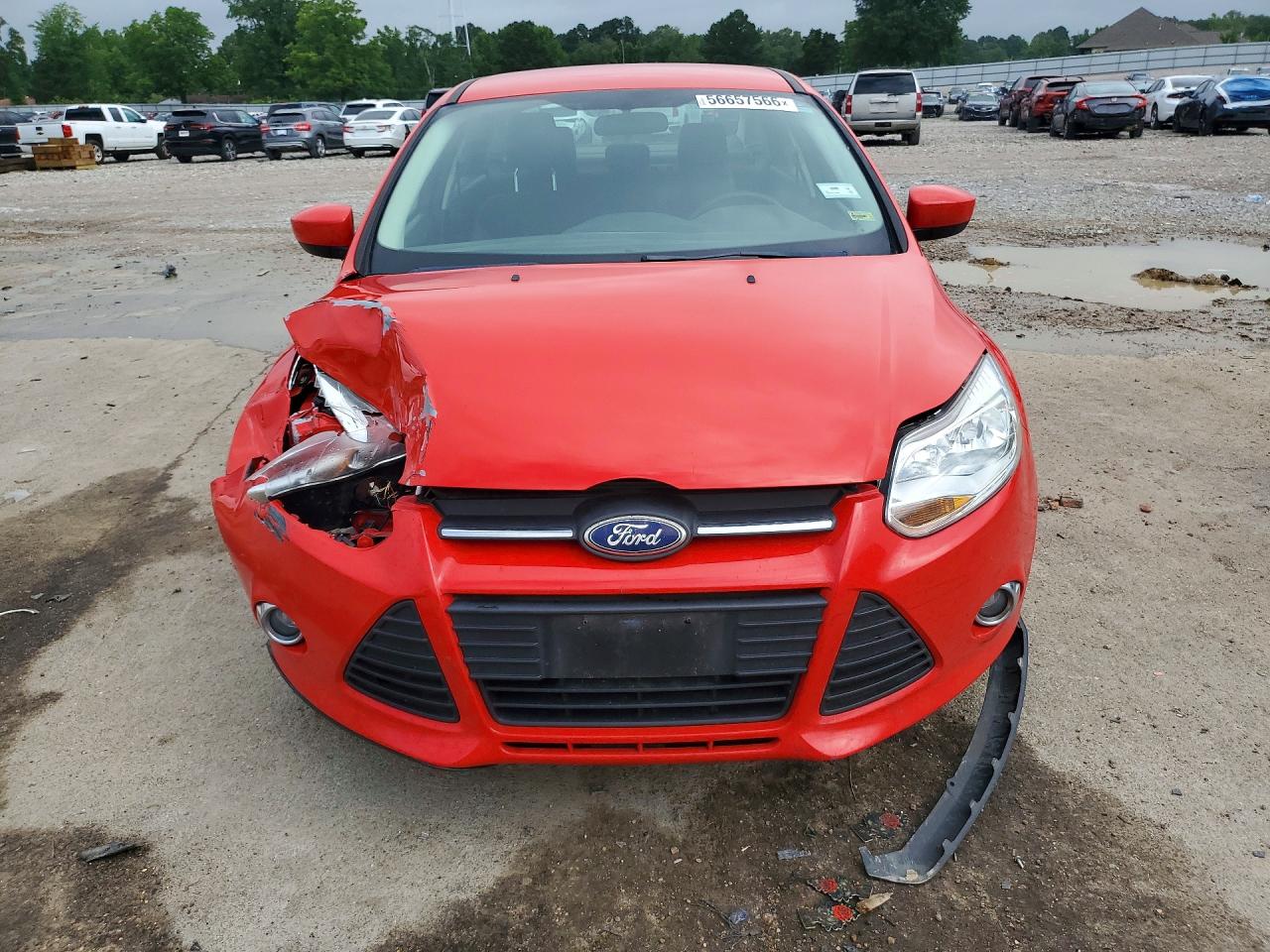 2012 Ford Focus Se Red vin: 1FAHP3F27CL115258