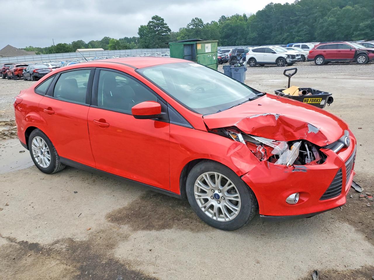 2012 Ford Focus Se Red vin: 1FAHP3F27CL115258
