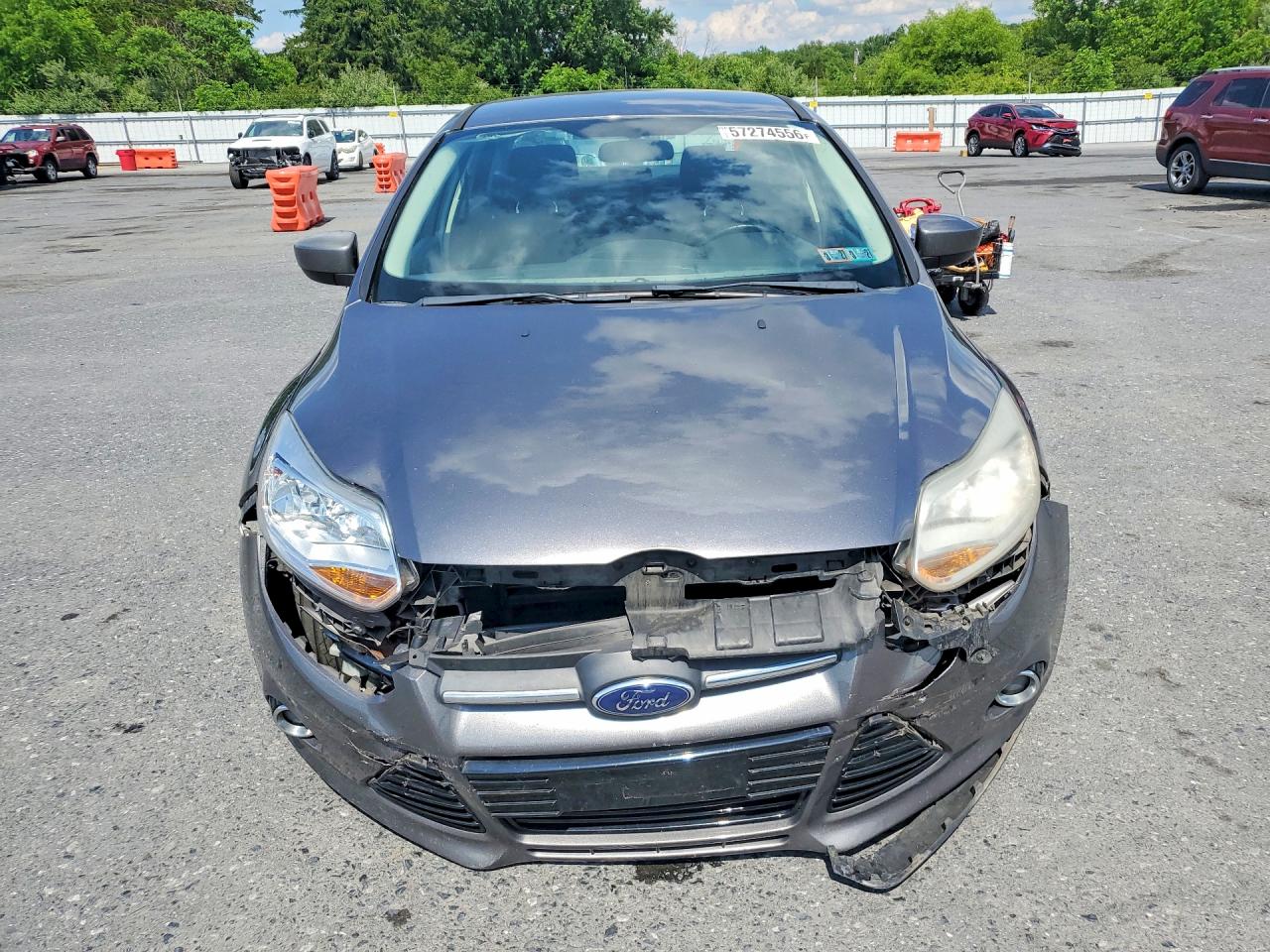 2012 Ford Focus Se Gray vin: 1FAHP3F27CL137373