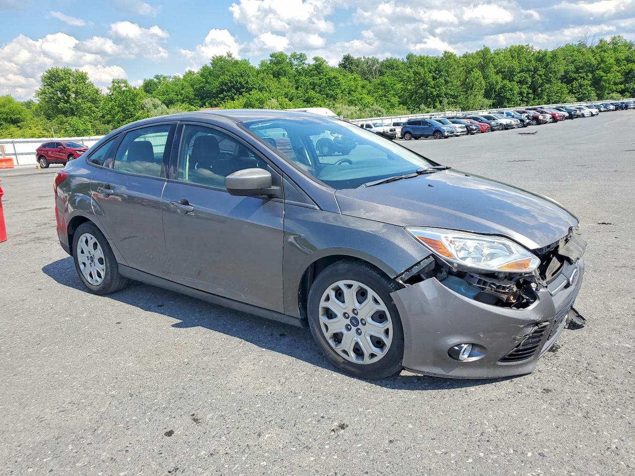 2012 Ford Focus Se Gray vin: 1FAHP3F27CL137373