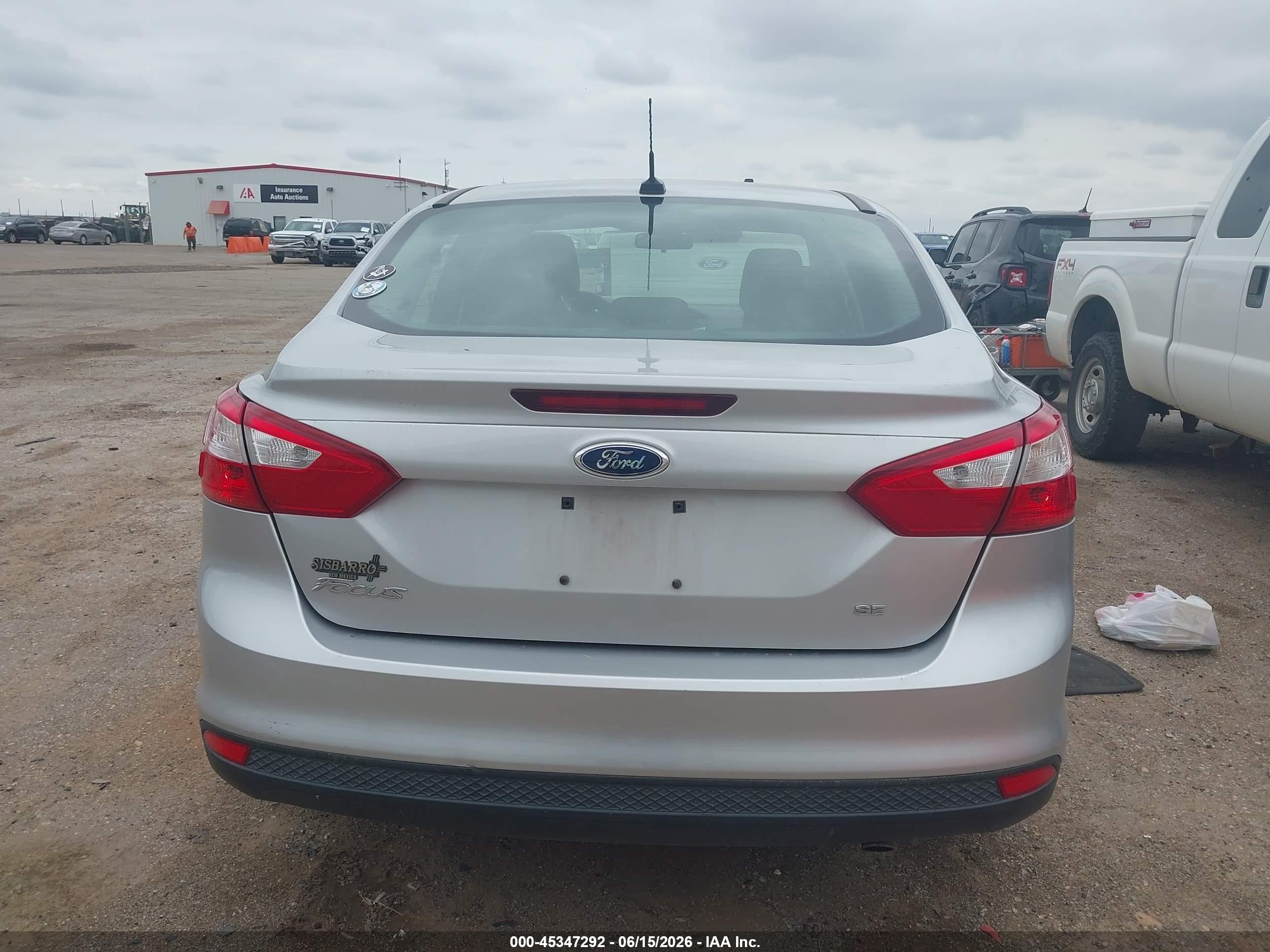 2012 Ford Focus Se Silver vin: 1FAHP3F27CL140581
