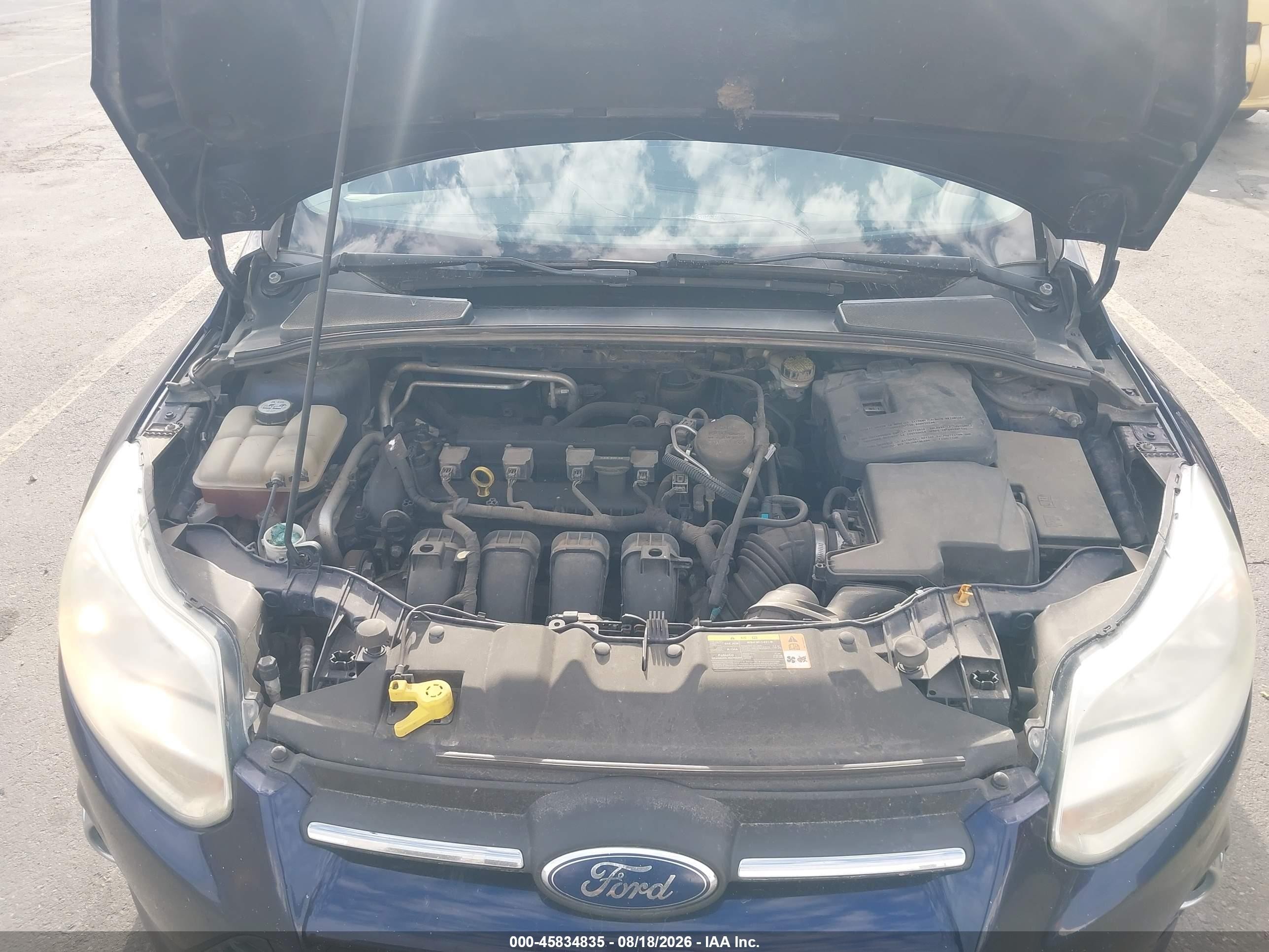 2012 Ford Focus Se Blue vin: 1FAHP3F27CL148518