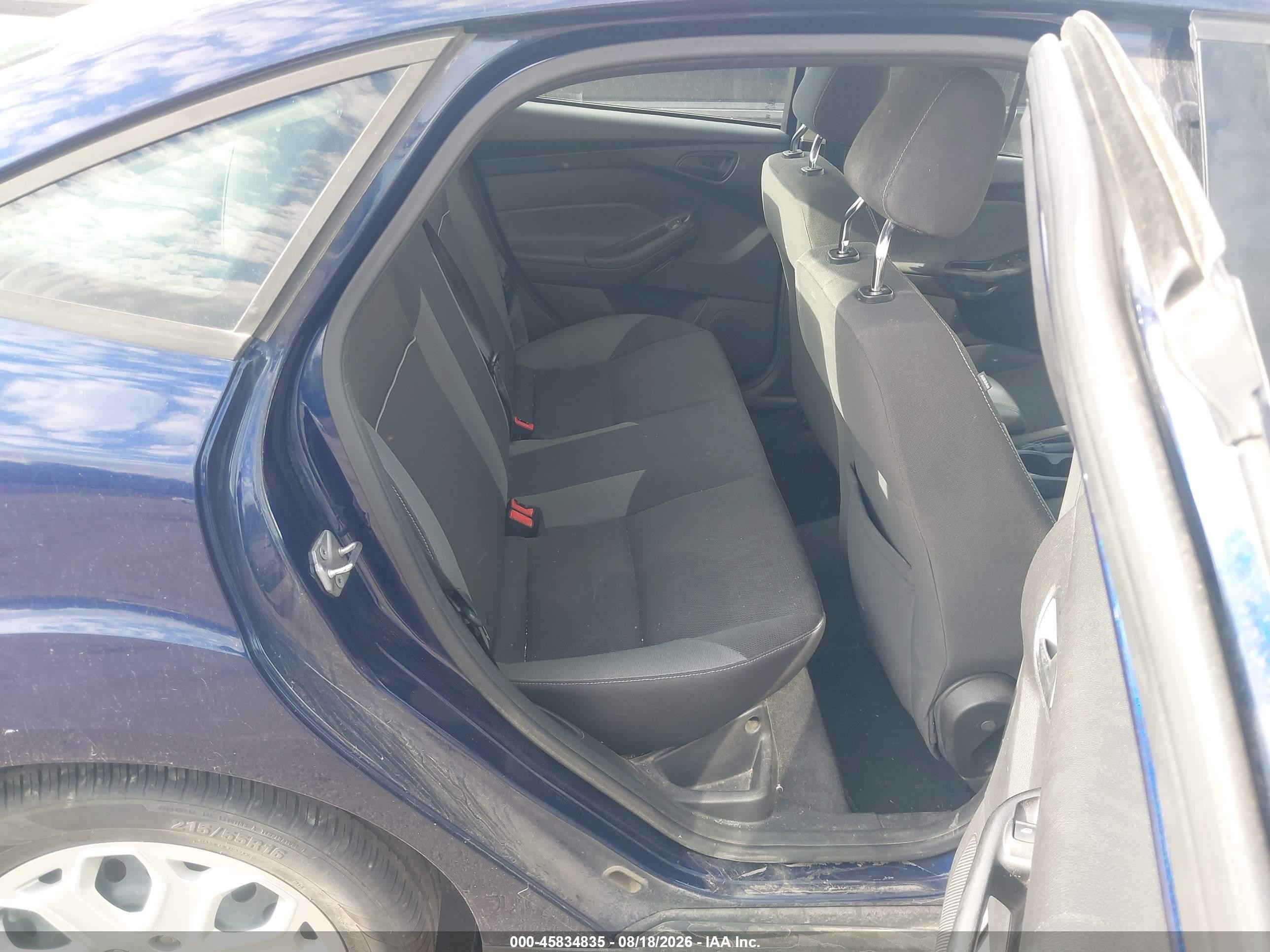 2012 Ford Focus Se Blue vin: 1FAHP3F27CL148518