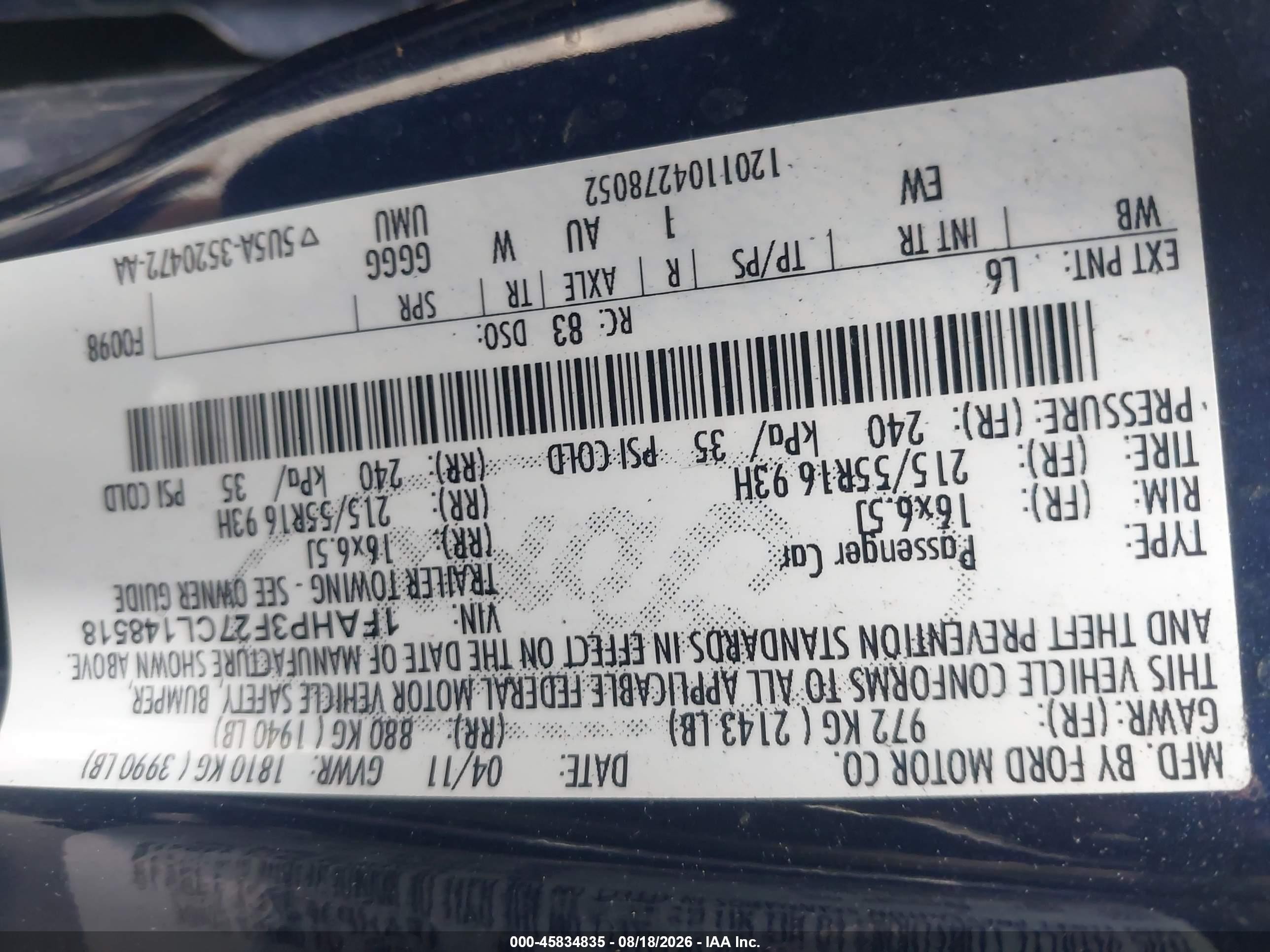 2012 Ford Focus Se Blue vin: 1FAHP3F27CL148518