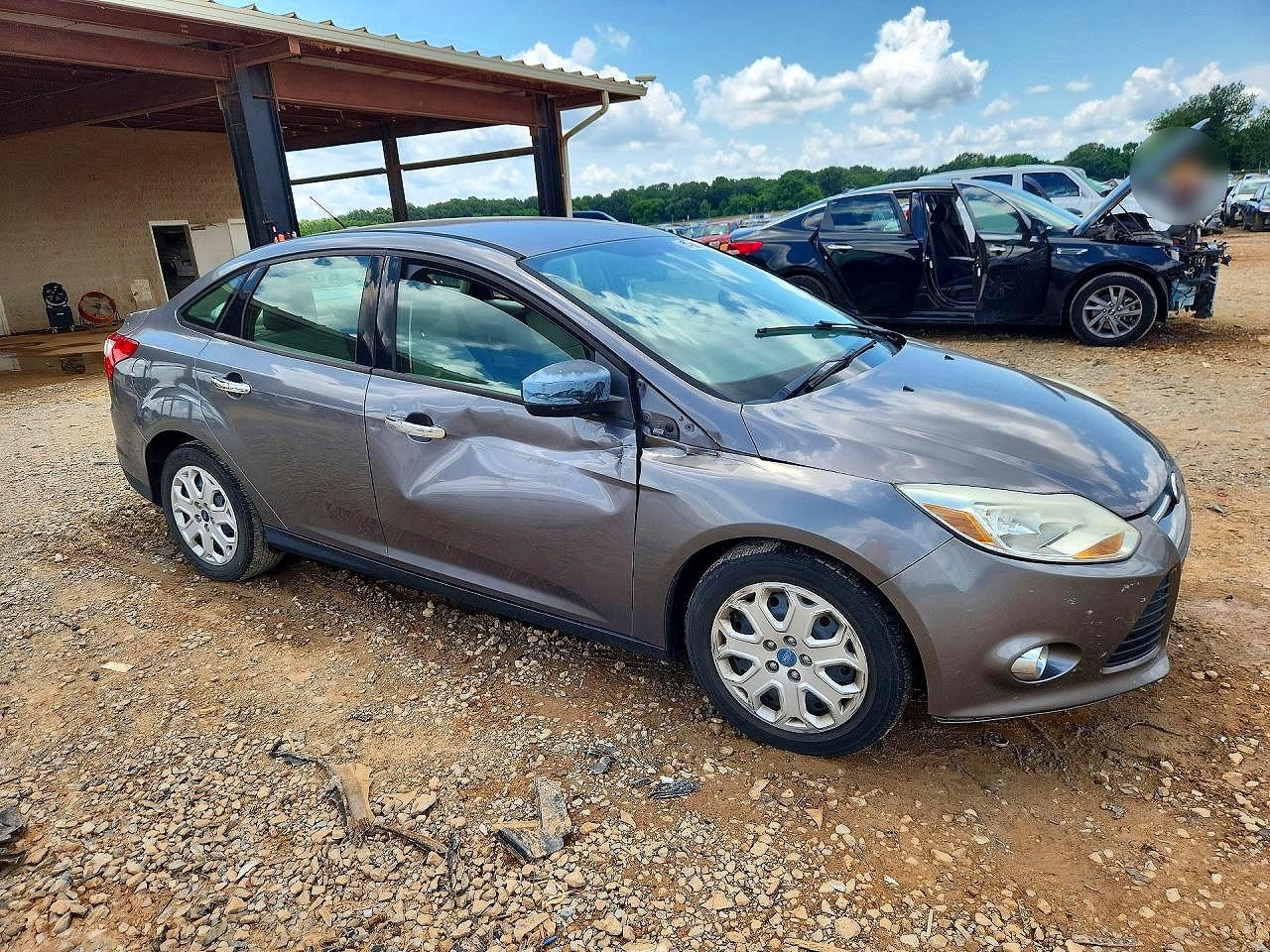 2012 Ford Focus Se Gray vin: 1FAHP3F27CL159969