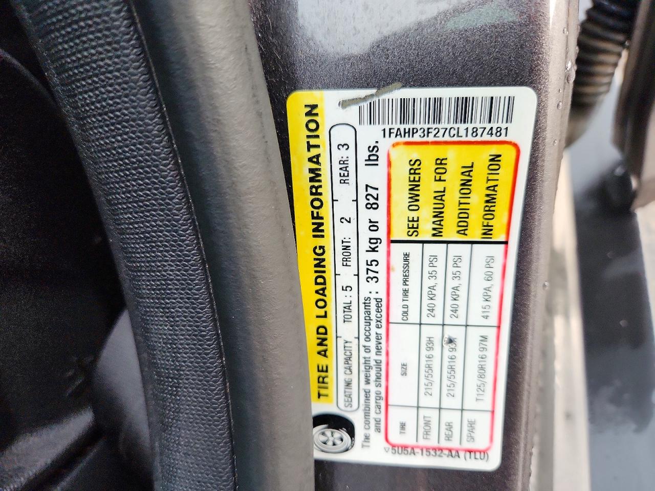 2012 Ford Focus Se Gray vin: 1FAHP3F27CL187481