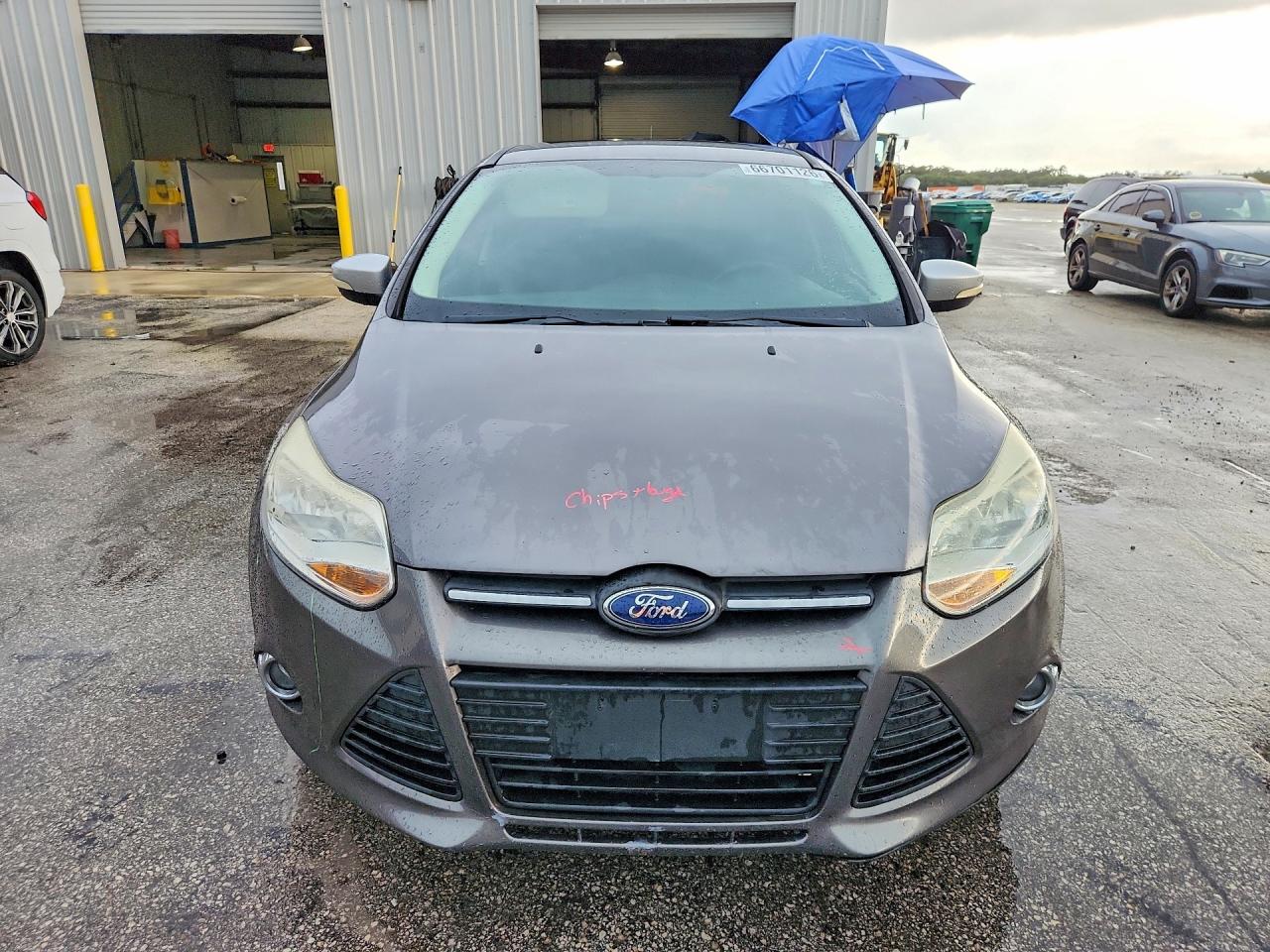 2012 Ford Focus Se Gray vin: 1FAHP3F27CL187481