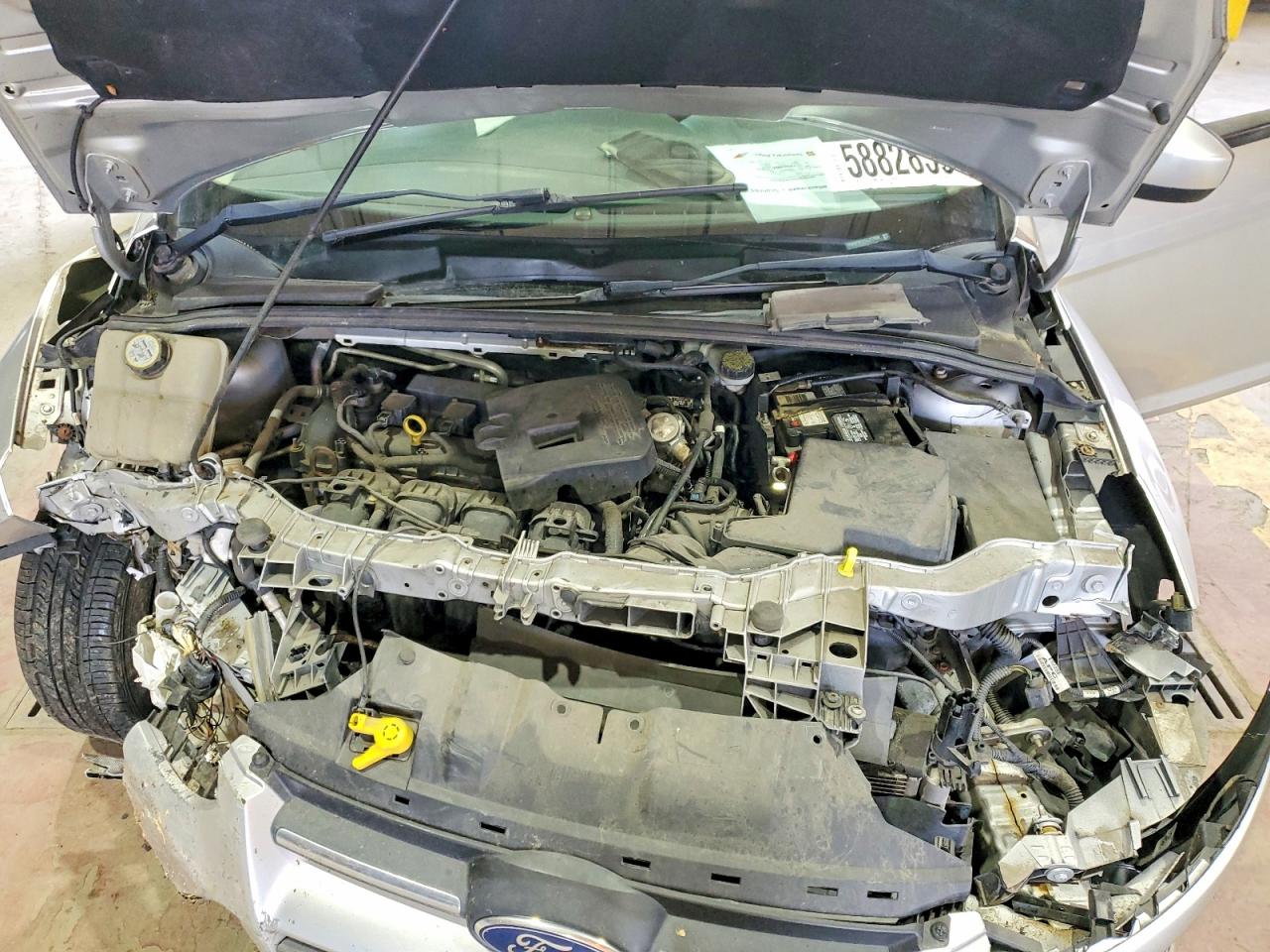 2012 Ford Focus Se Silver vin: 1FAHP3F27CL217059