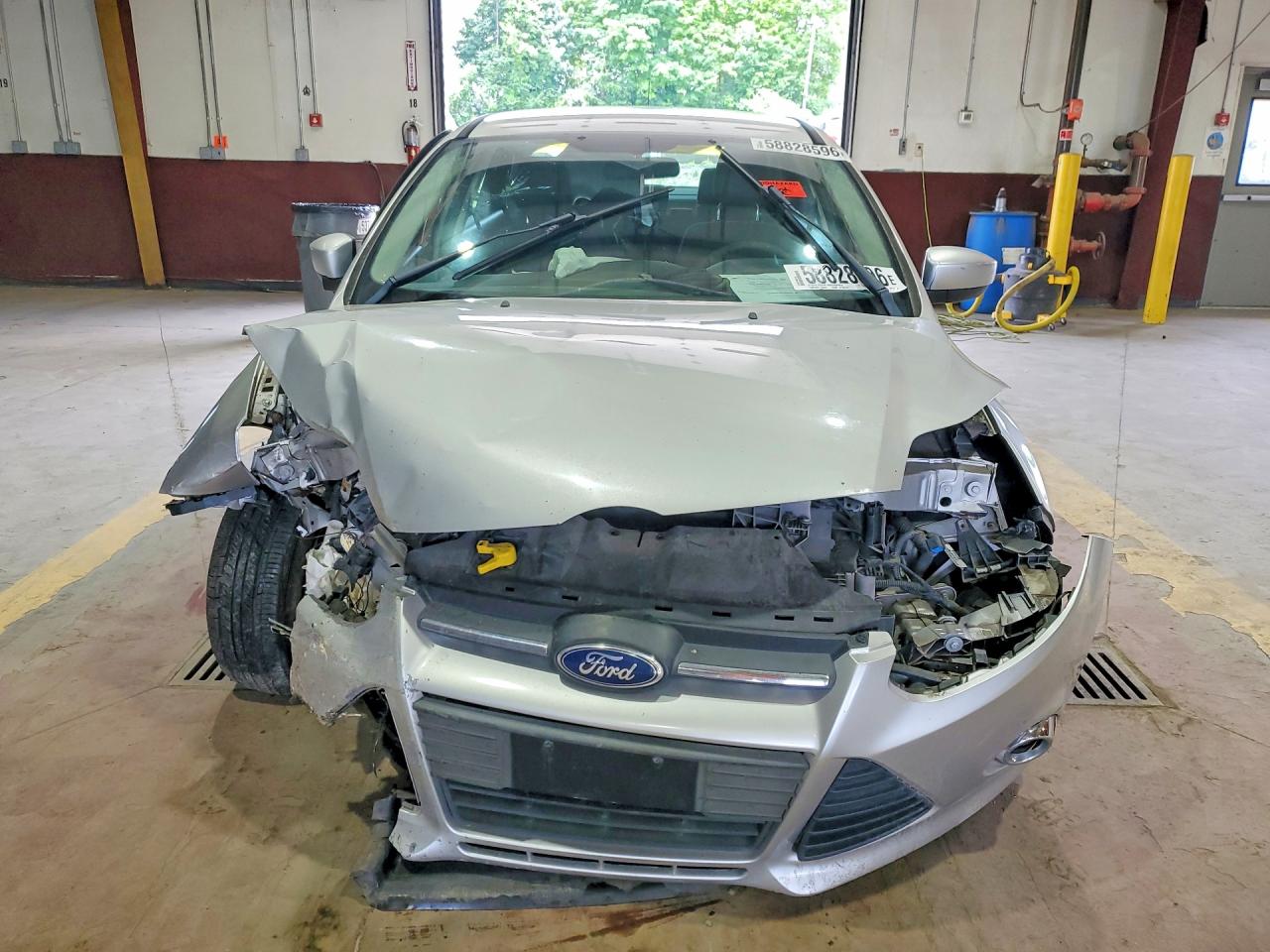 2012 Ford Focus Se Silver vin: 1FAHP3F27CL217059