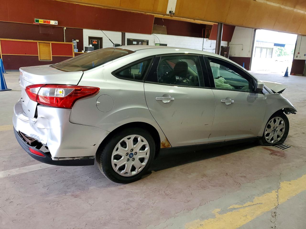 2012 Ford Focus Se Silver vin: 1FAHP3F27CL217059