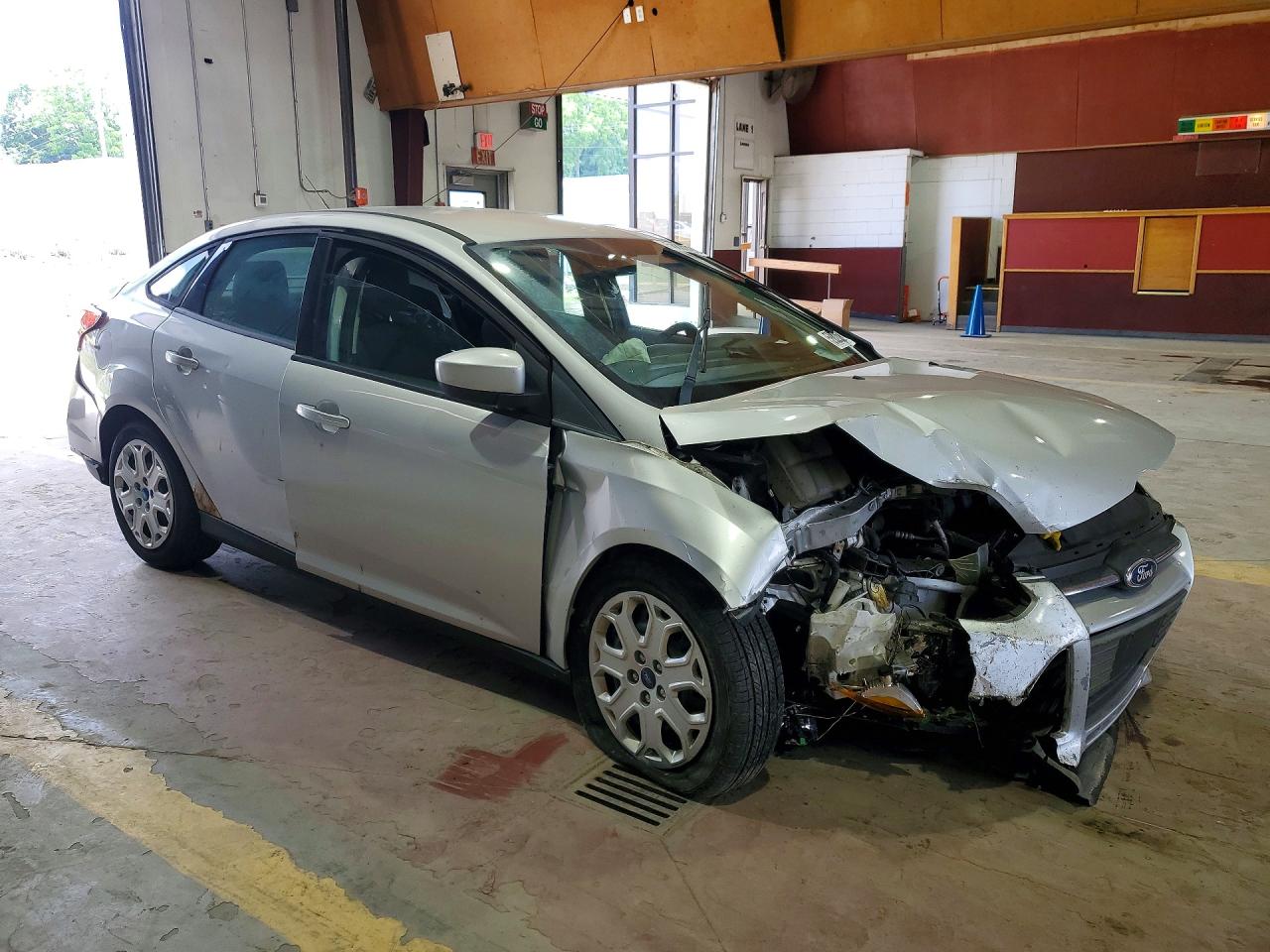2012 Ford Focus Se Silver vin: 1FAHP3F27CL217059