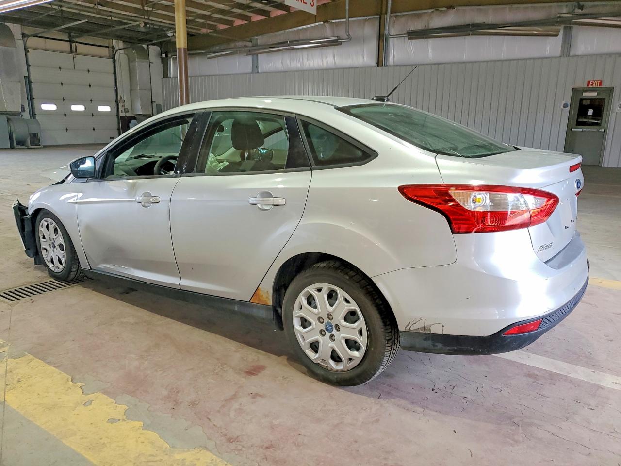 2012 Ford Focus Se Silver vin: 1FAHP3F27CL217059