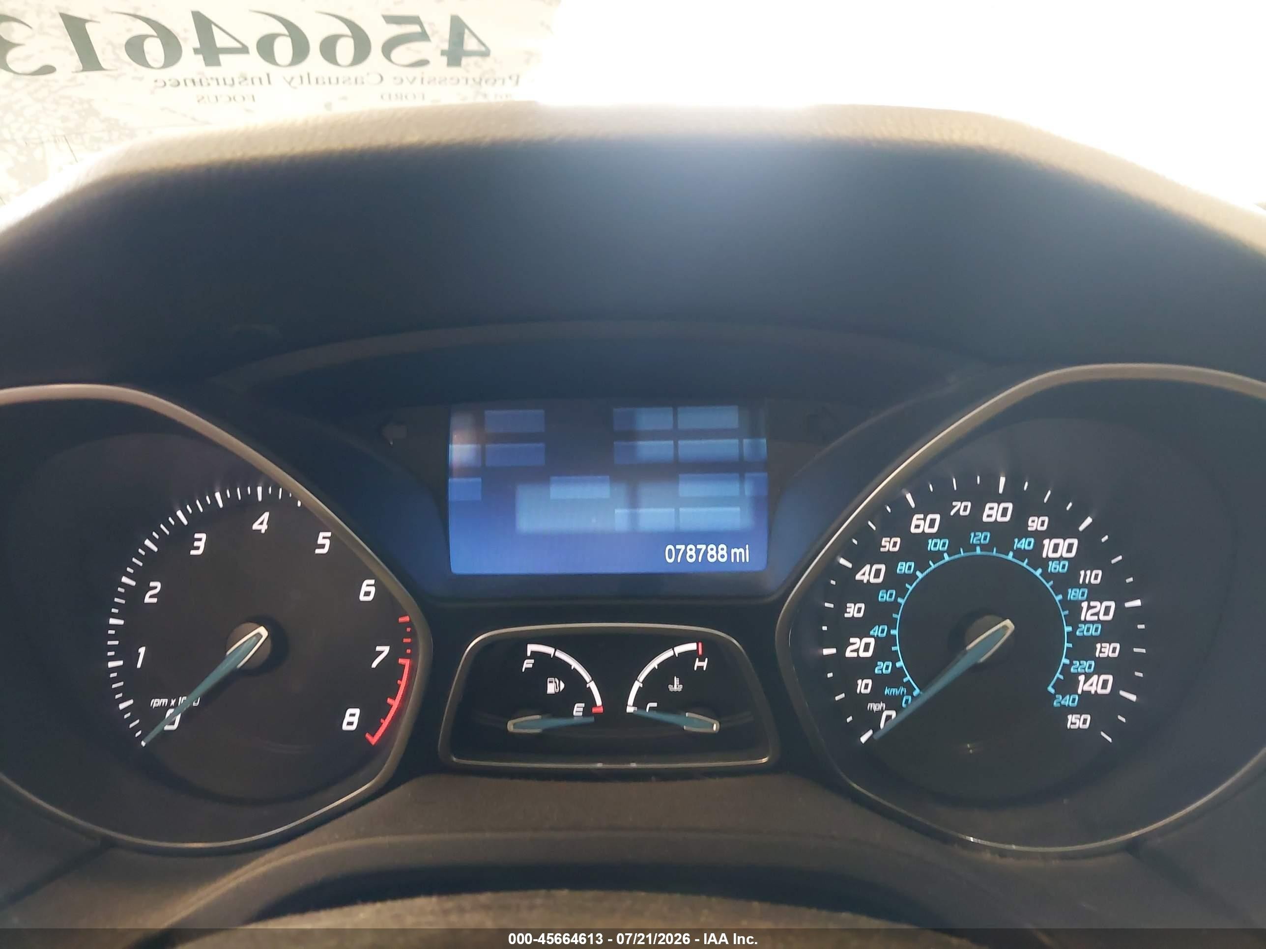 2012 Ford Focus Se Blue vin: 1FAHP3F27CL225730