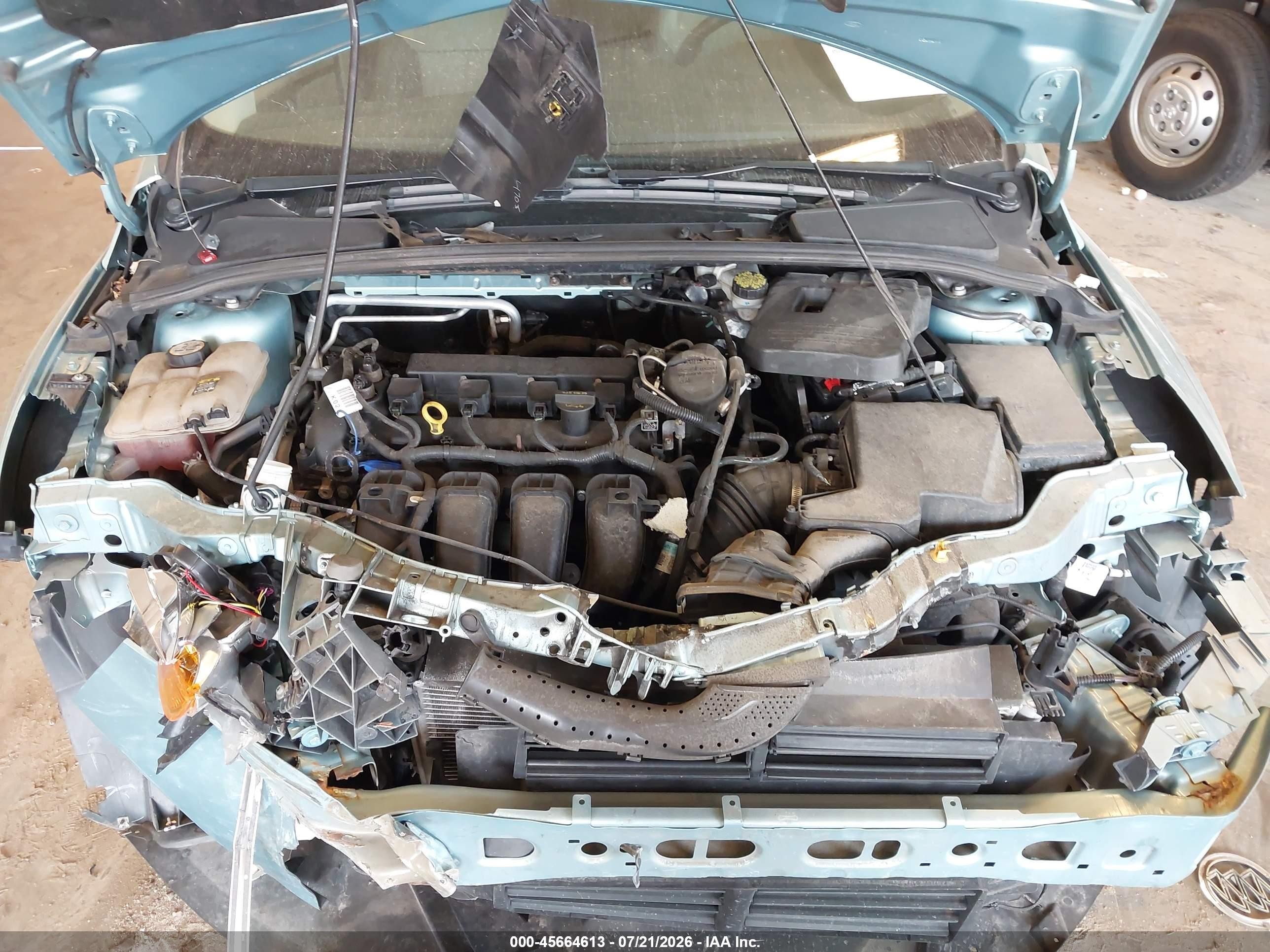2012 Ford Focus Se Blue vin: 1FAHP3F27CL225730