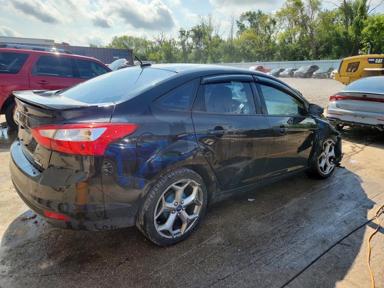 2012 Ford Focus Se Black vin: 1FAHP3F27CL255021
