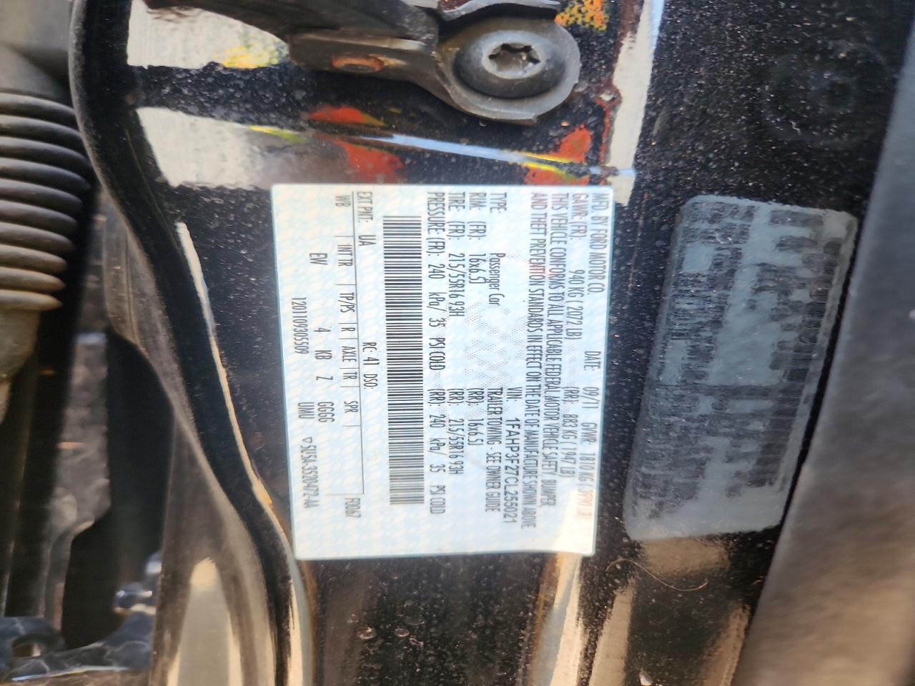 2012 Ford Focus Se Black vin: 1FAHP3F27CL255021
