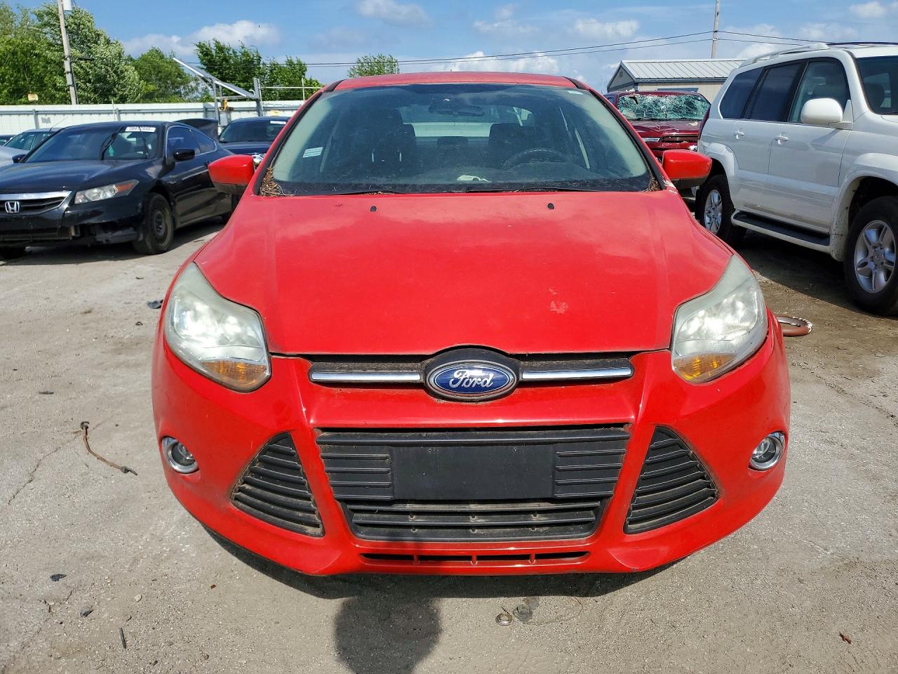 2012 Ford Focus Se Red vin: 1FAHP3F27CL265063