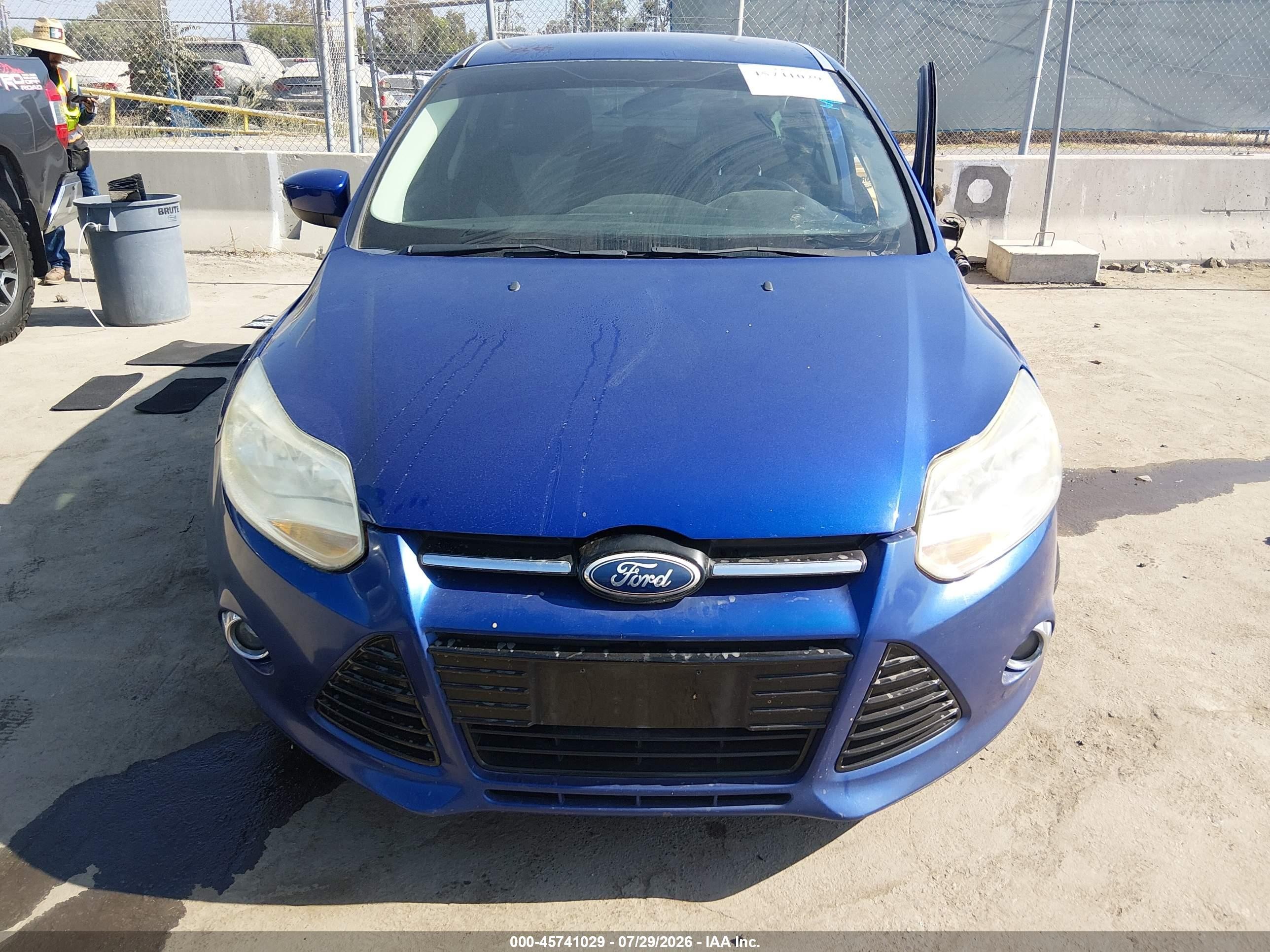 2012 Ford Focus Se Black vin: 1FAHP3F27CL267802