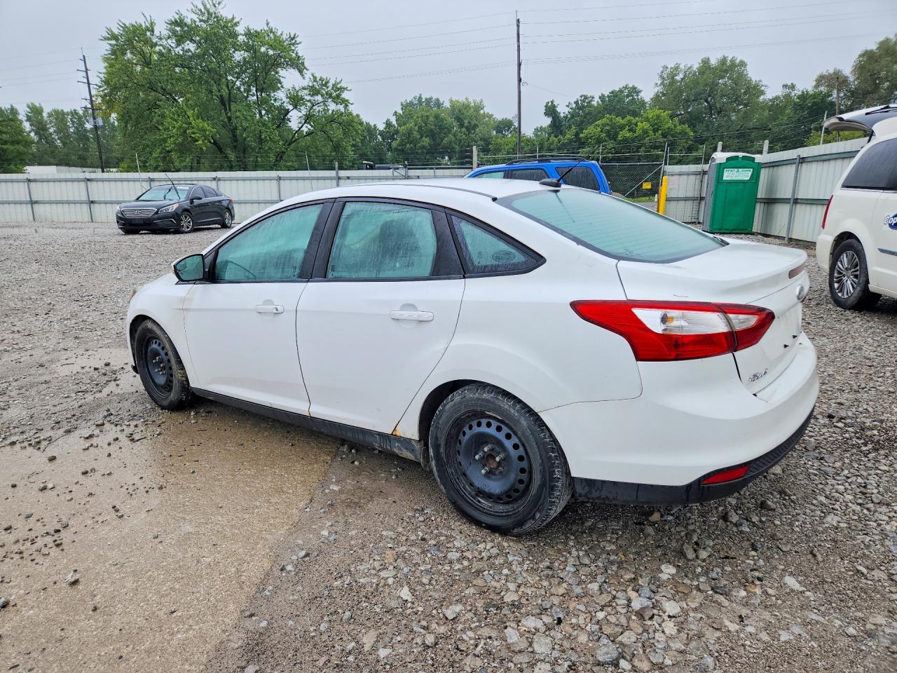 2012 Ford Focus Se White vin: 1FAHP3F27CL272210