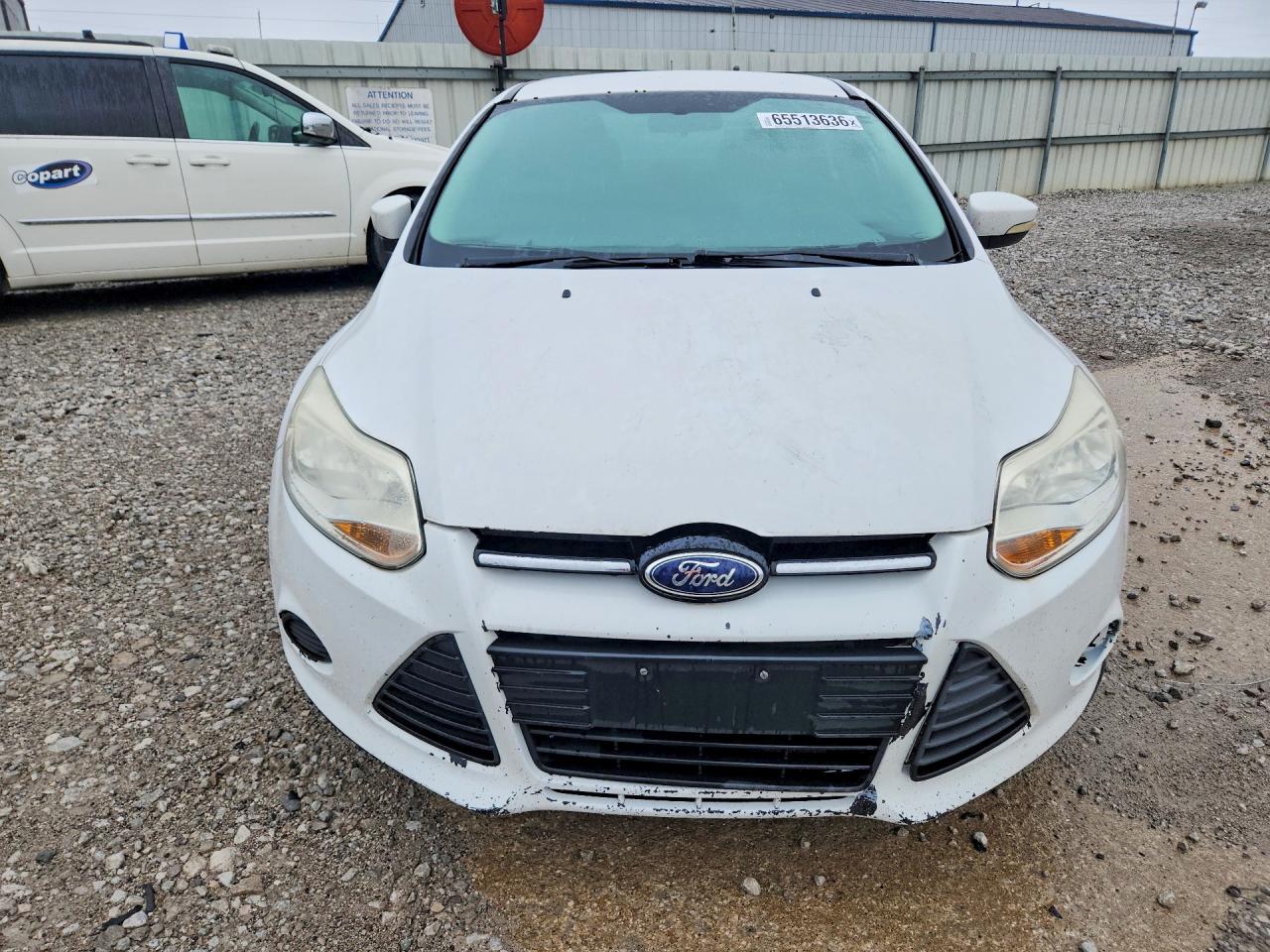 2012 Ford Focus Se White vin: 1FAHP3F27CL272210