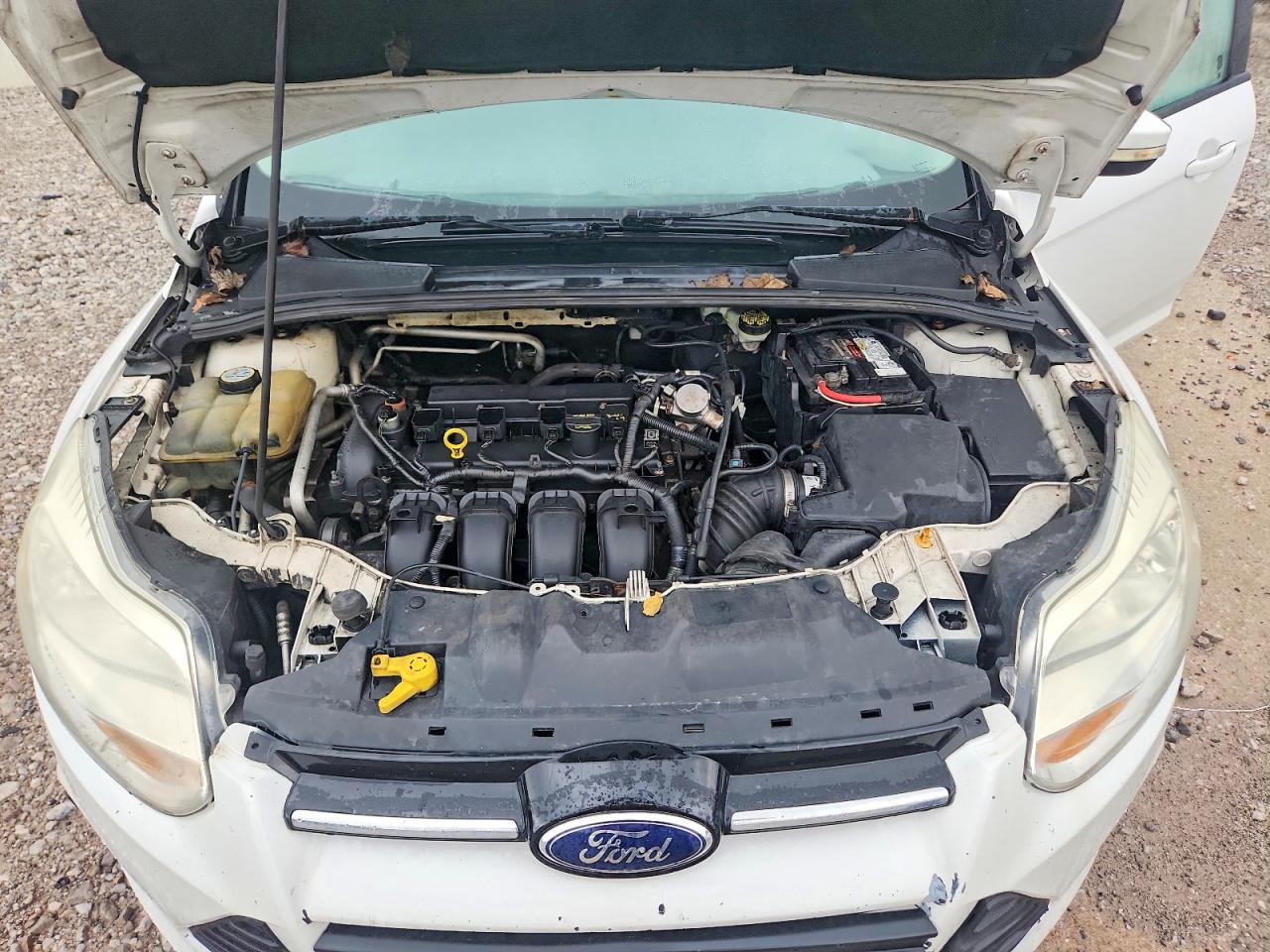 2012 Ford Focus Se White vin: 1FAHP3F27CL272210