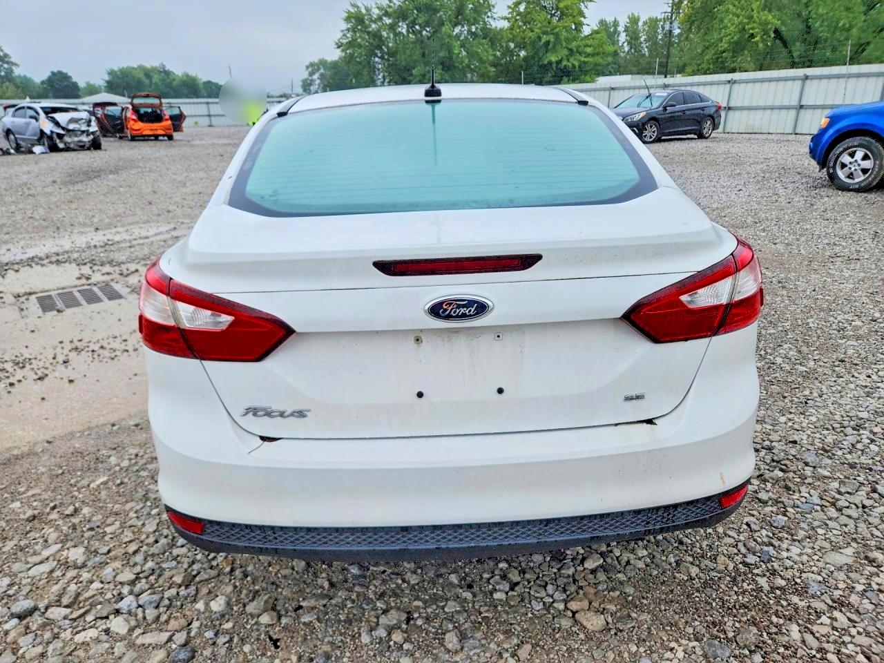 2012 Ford Focus Se White vin: 1FAHP3F27CL272210