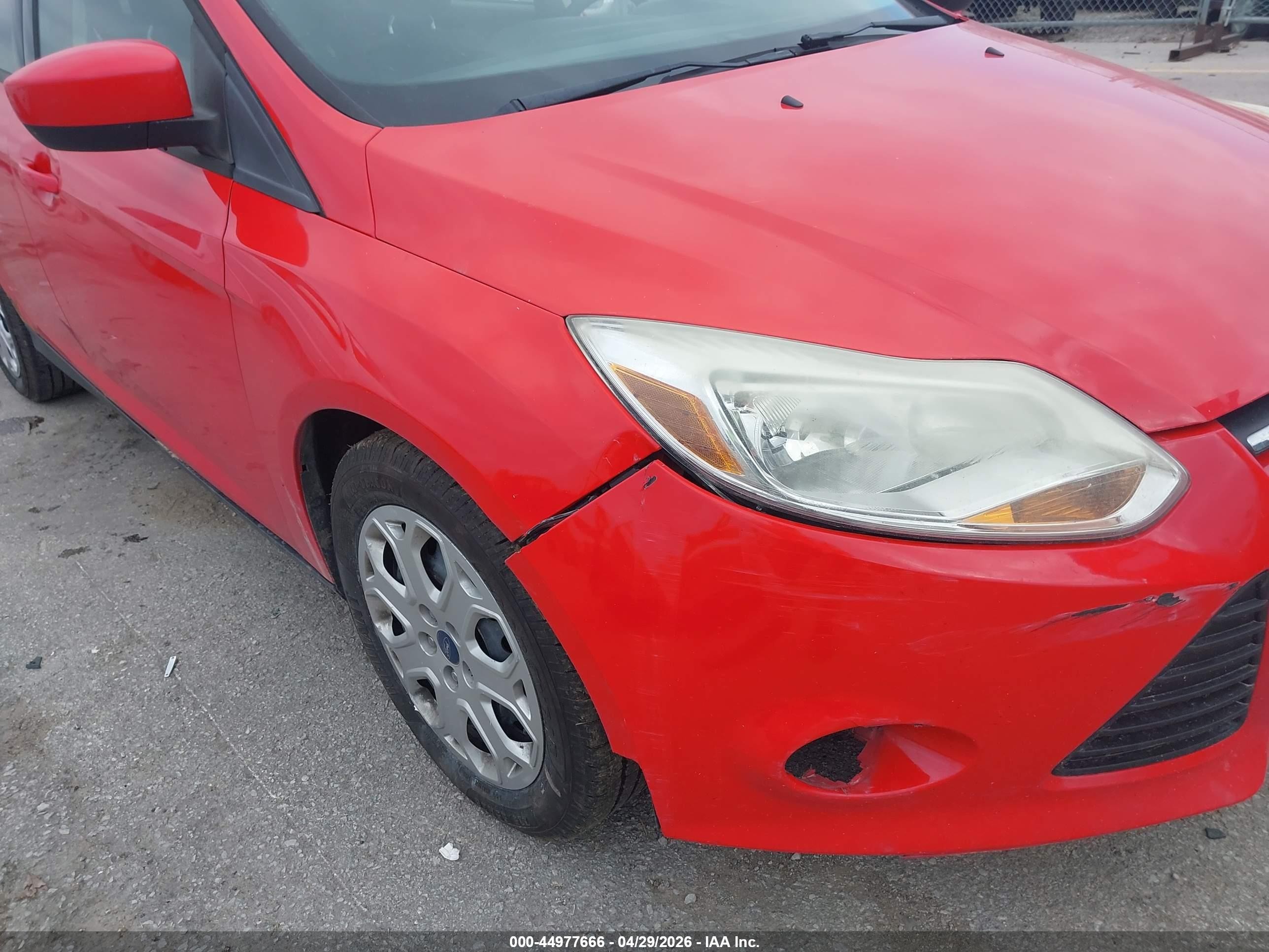 2012 Ford Focus Se Red vin: 1FAHP3F27CL279867