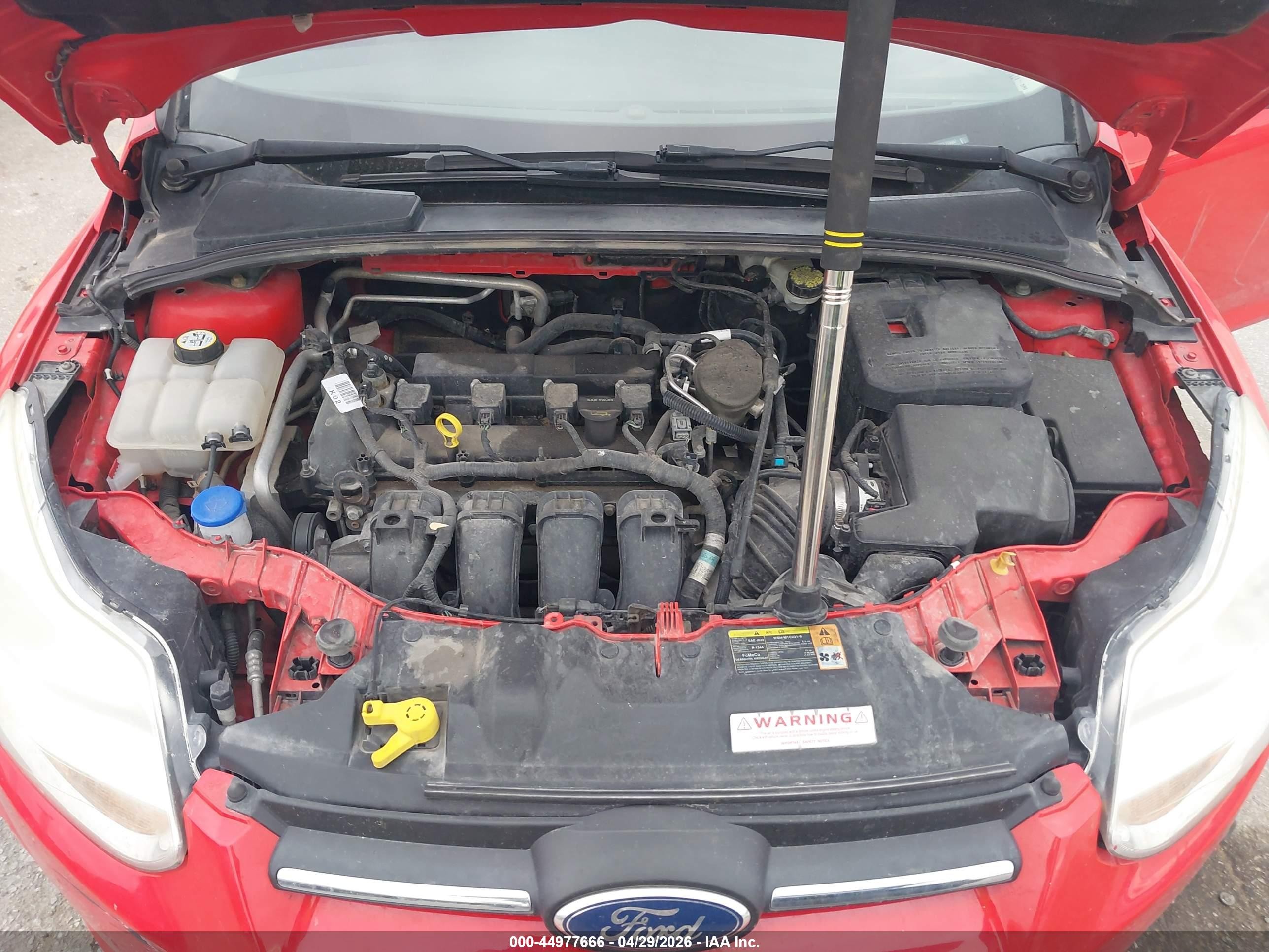 2012 Ford Focus Se Red vin: 1FAHP3F27CL279867