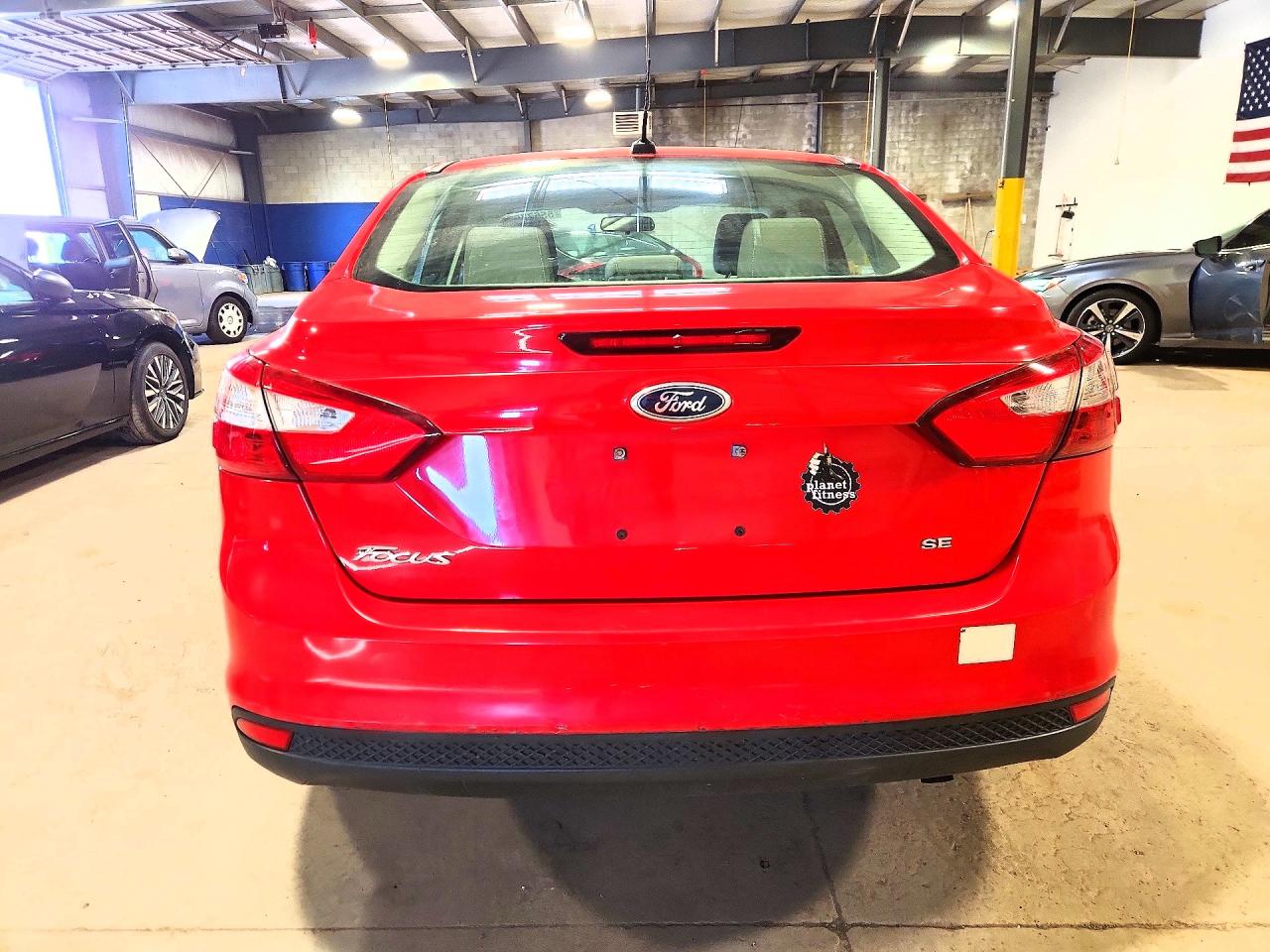 2012 Ford Focus Se Красный vin: 1FAHP3F27CL297477