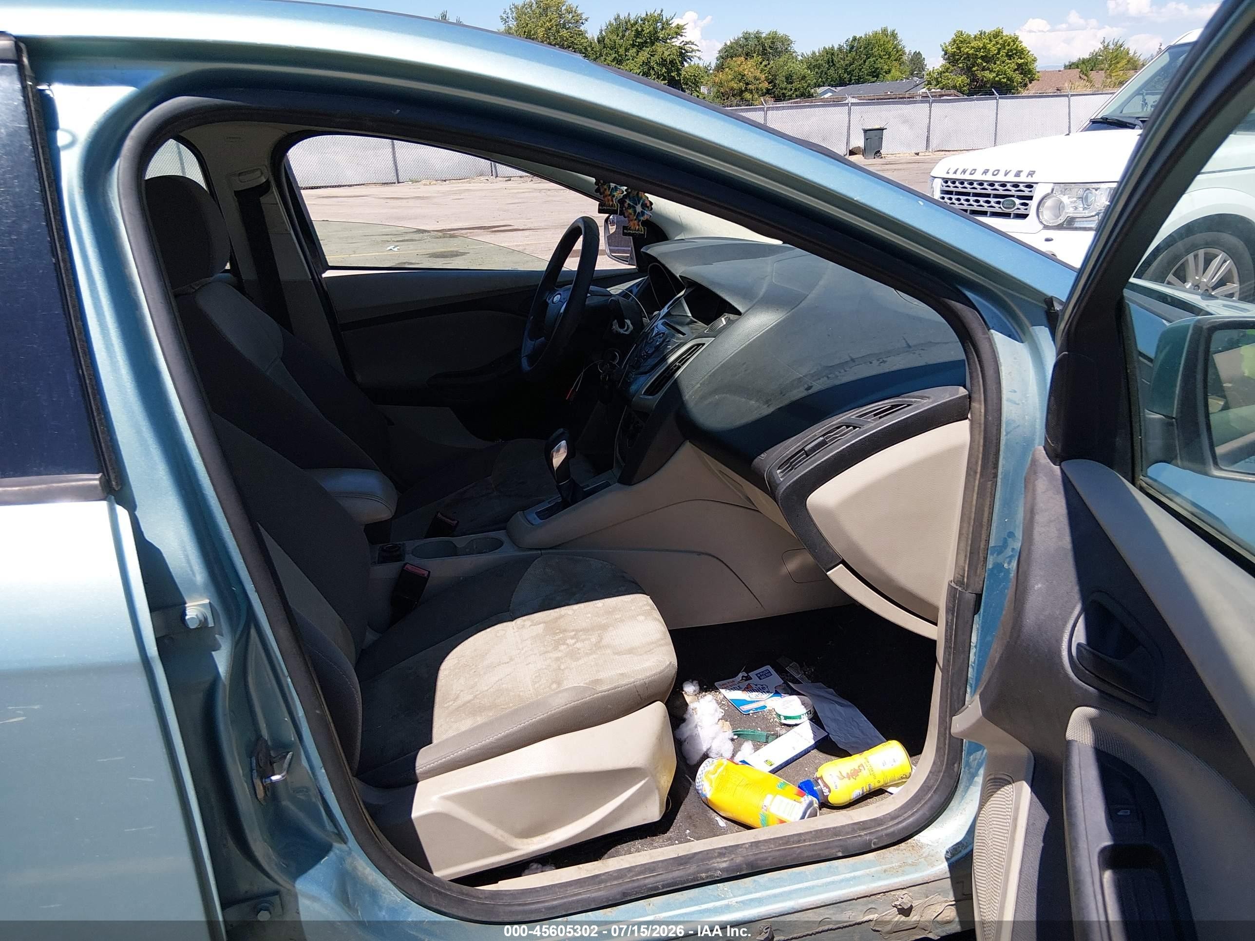 2012 Ford Focus Se Blue vin: 1FAHP3F27CL394162