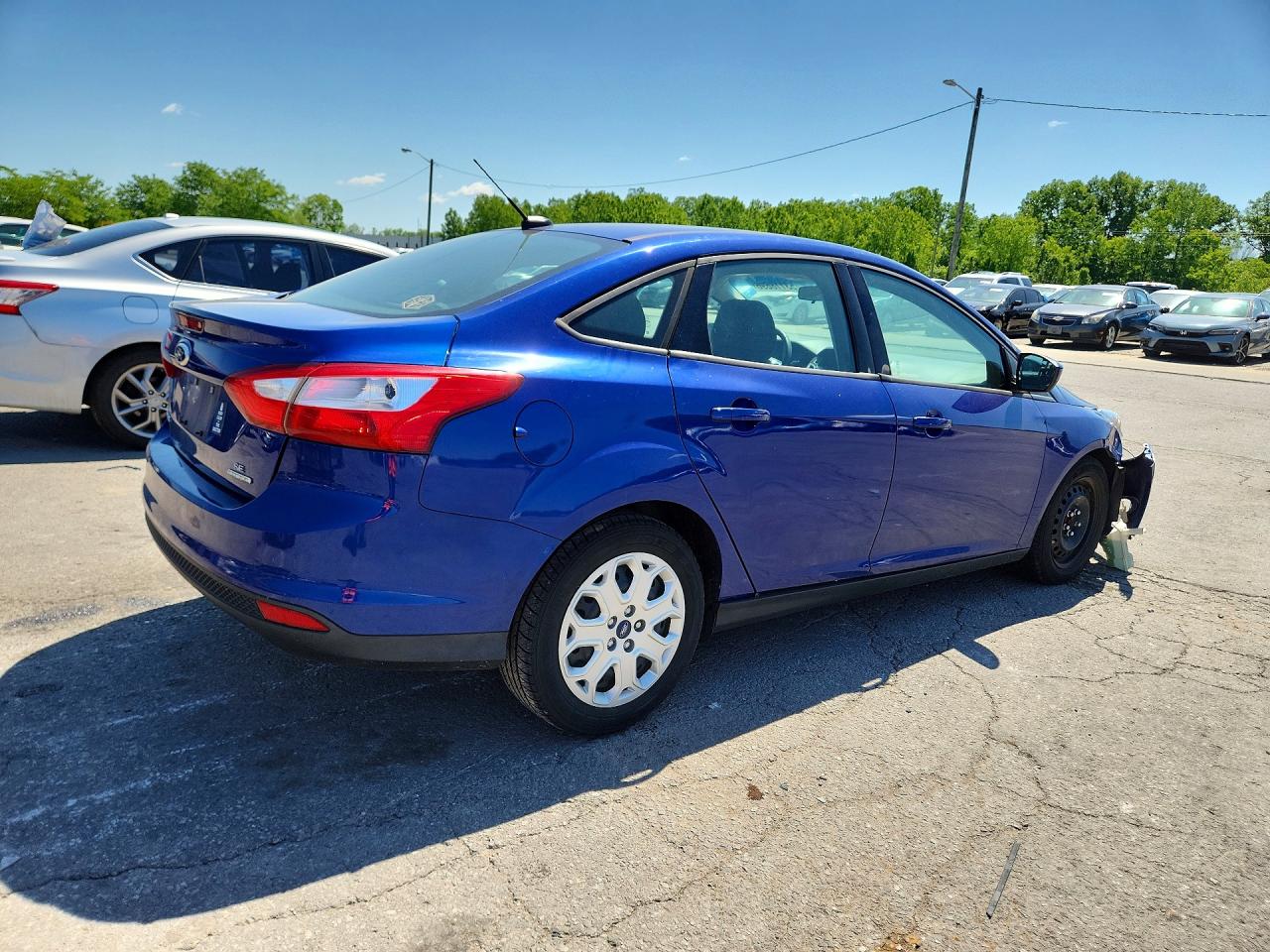 2012 Ford Focus Se Blue vin: 1FAHP3F27CL409162