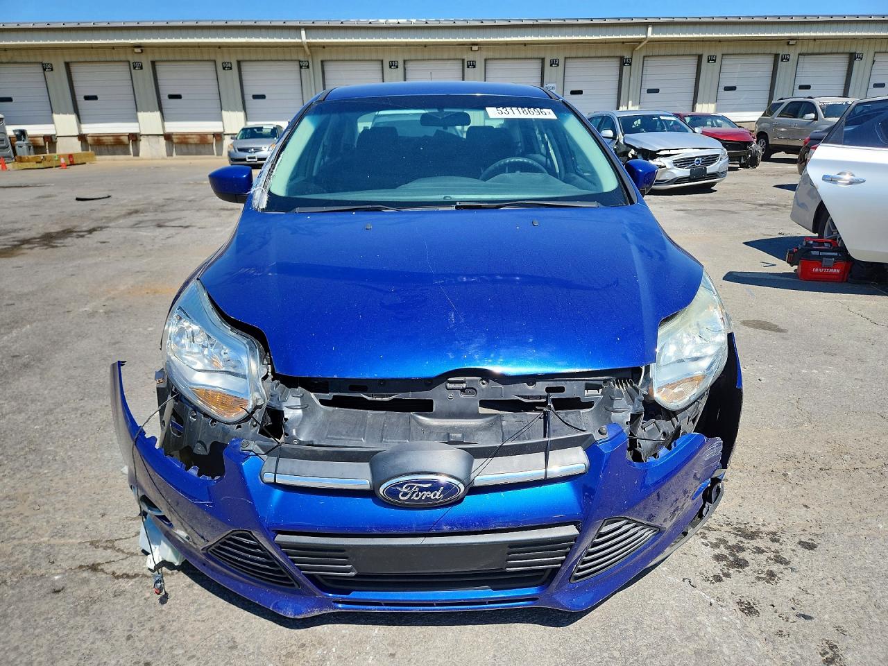 2012 Ford Focus Se Blue vin: 1FAHP3F27CL409162