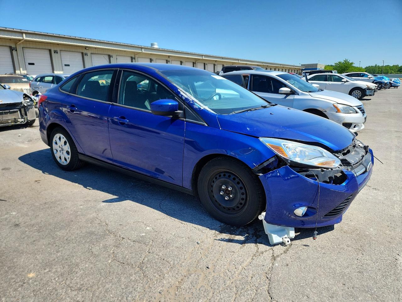 2012 Ford Focus Se Blue vin: 1FAHP3F27CL409162