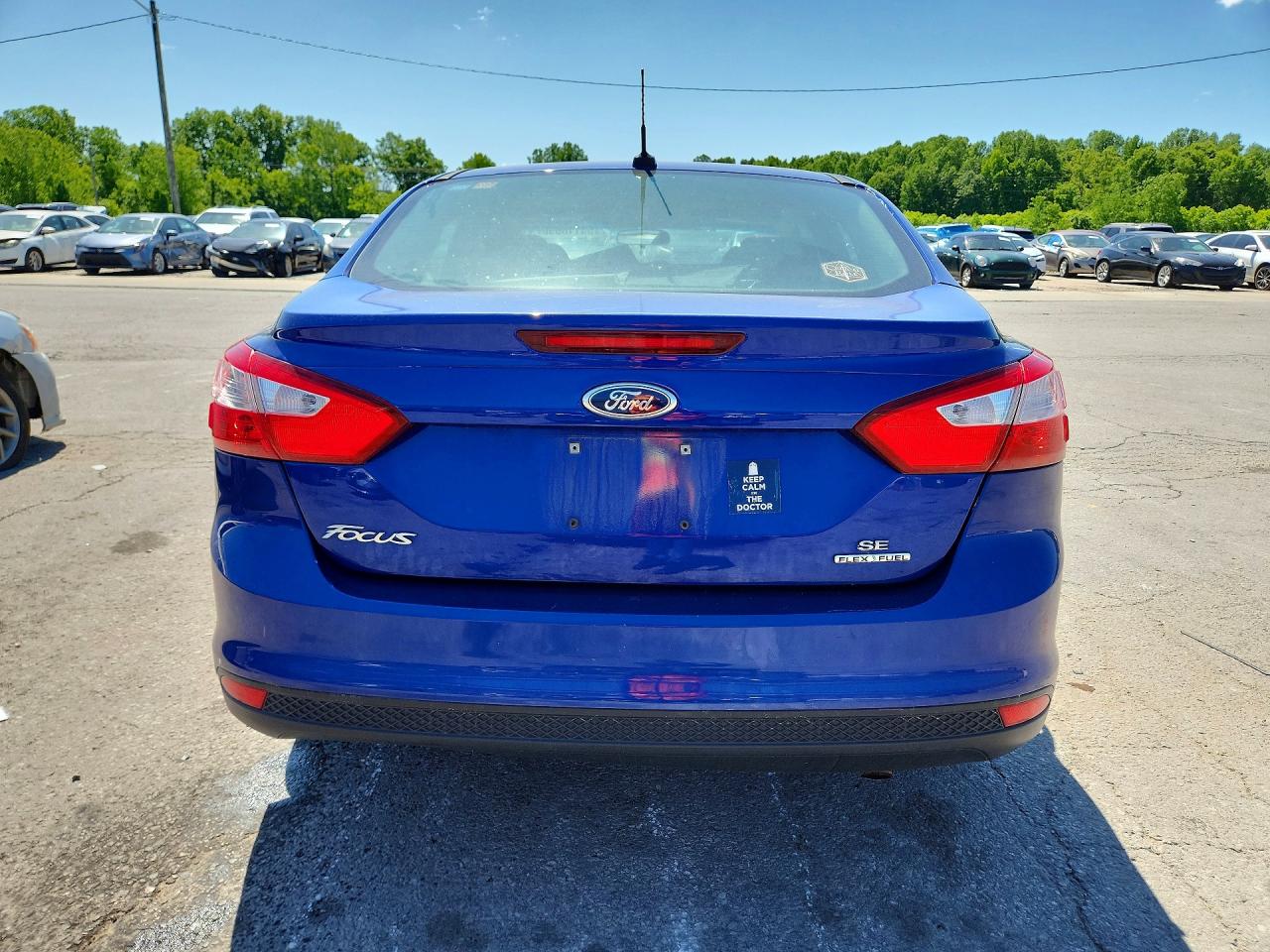 2012 Ford Focus Se Blue vin: 1FAHP3F27CL409162