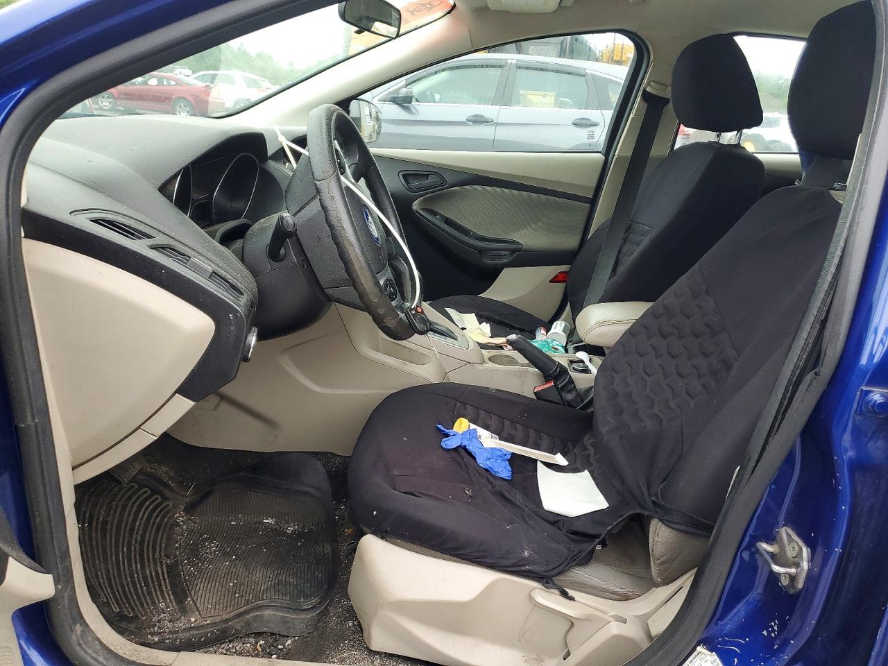 2012 Ford Focus Se Blue vin: 1FAHP3F27CL426303