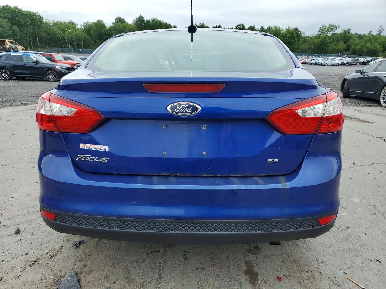 2012 Ford Focus Se Blue vin: 1FAHP3F27CL426303