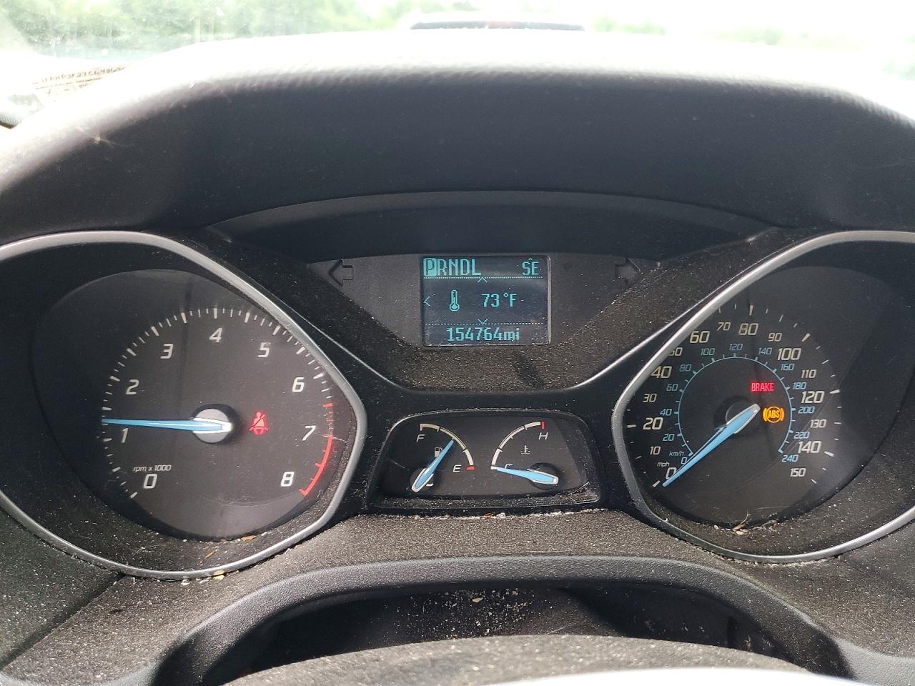 2012 Ford Focus Se Blue vin: 1FAHP3F27CL426303