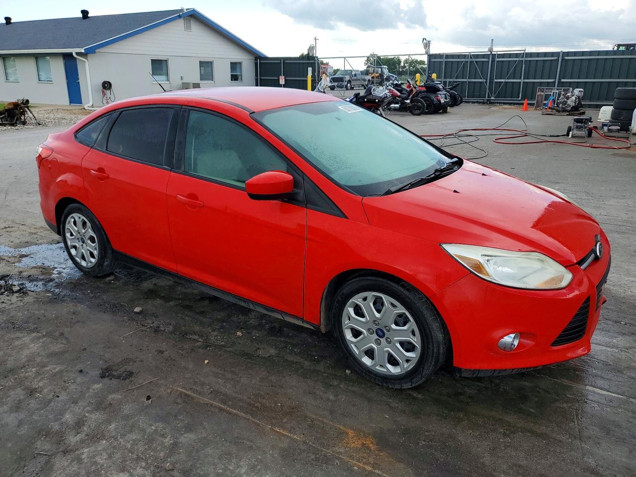 2012 Ford Focus Se Red vin: 1FAHP3F27CL433283