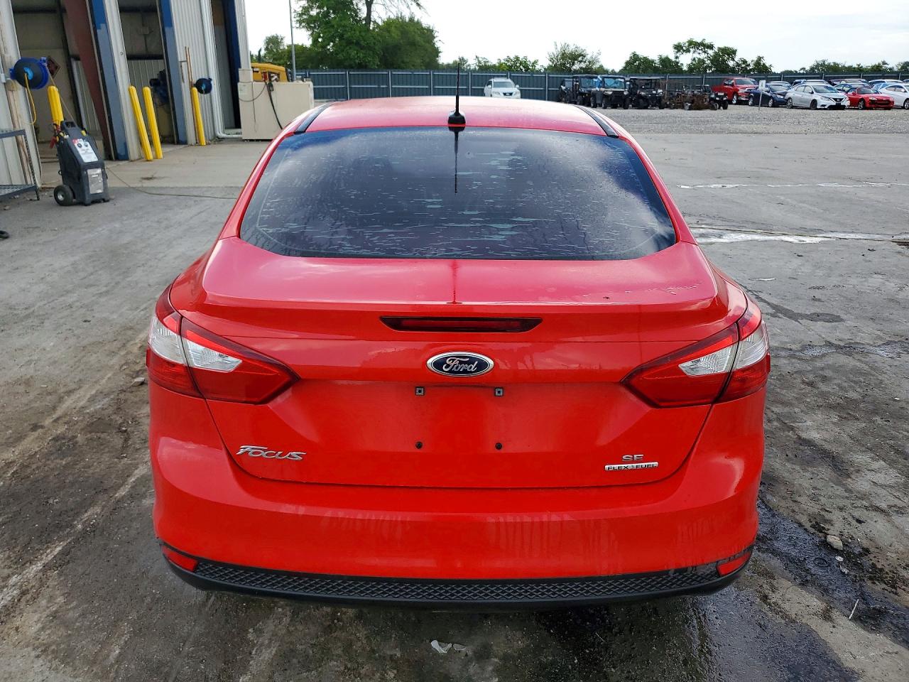 2012 Ford Focus Se Red vin: 1FAHP3F27CL433283