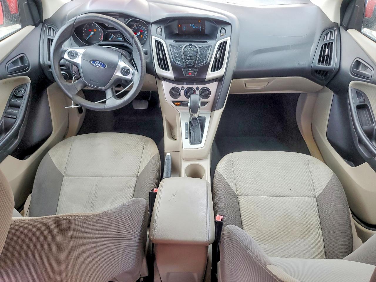 2012 Ford Focus Se Red vin: 1FAHP3F27CL433283