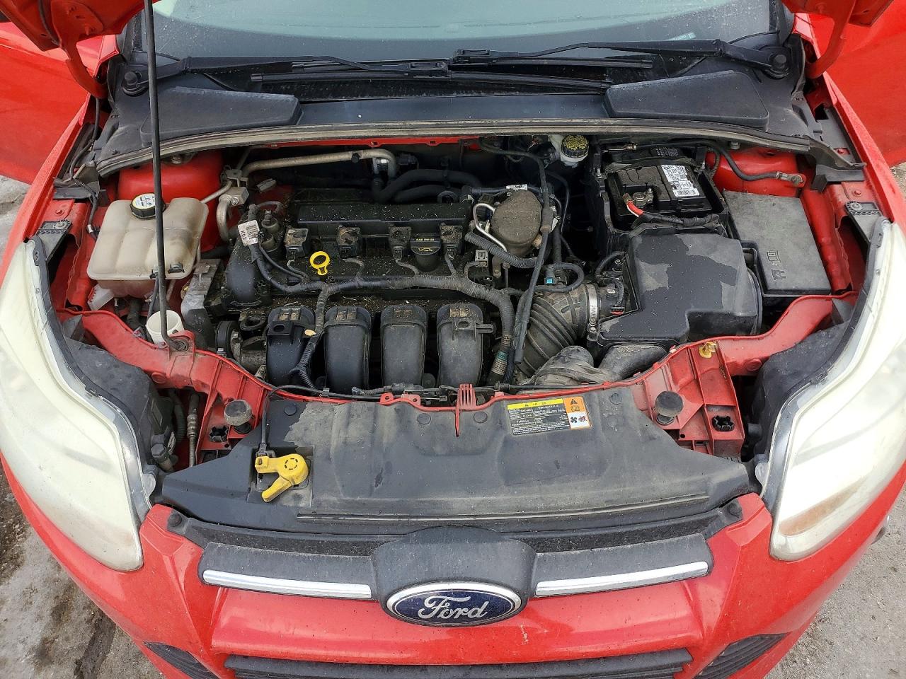 2012 Ford Focus Se Red vin: 1FAHP3F27CL433283