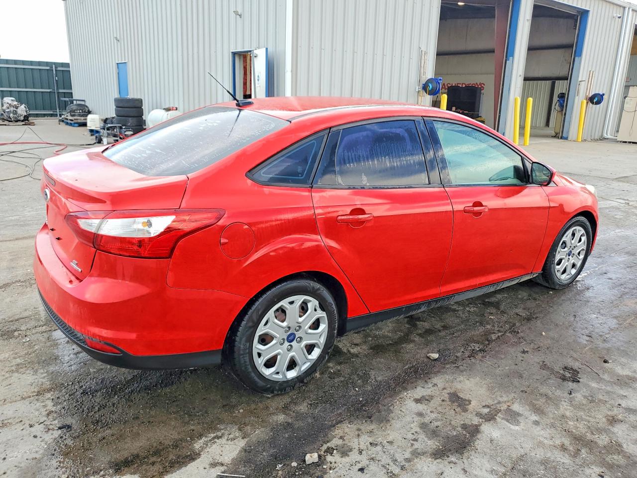 2012 Ford Focus Se Red vin: 1FAHP3F27CL433283