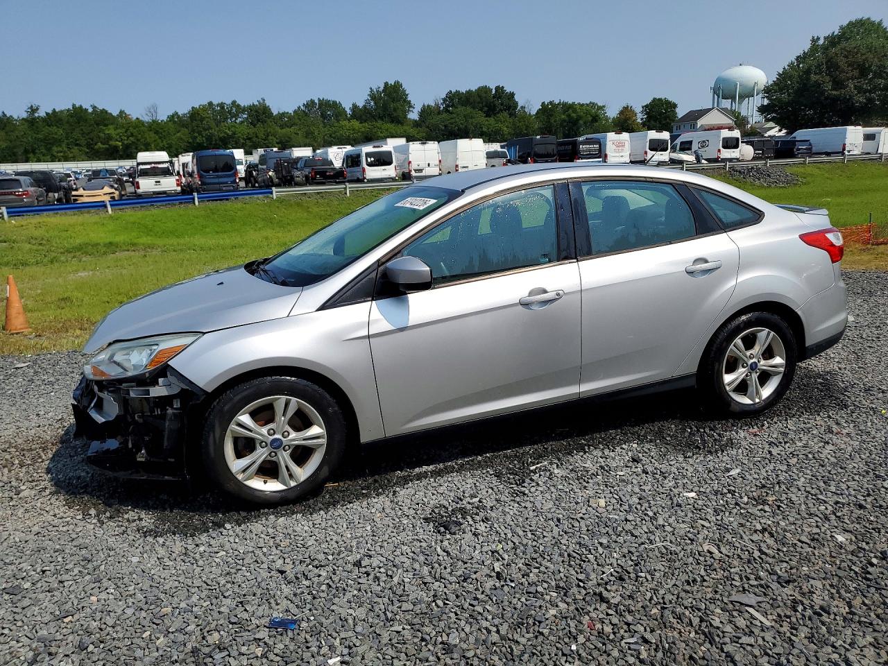 2012 Ford Focus Se Silver vin: 1FAHP3F27CL442274