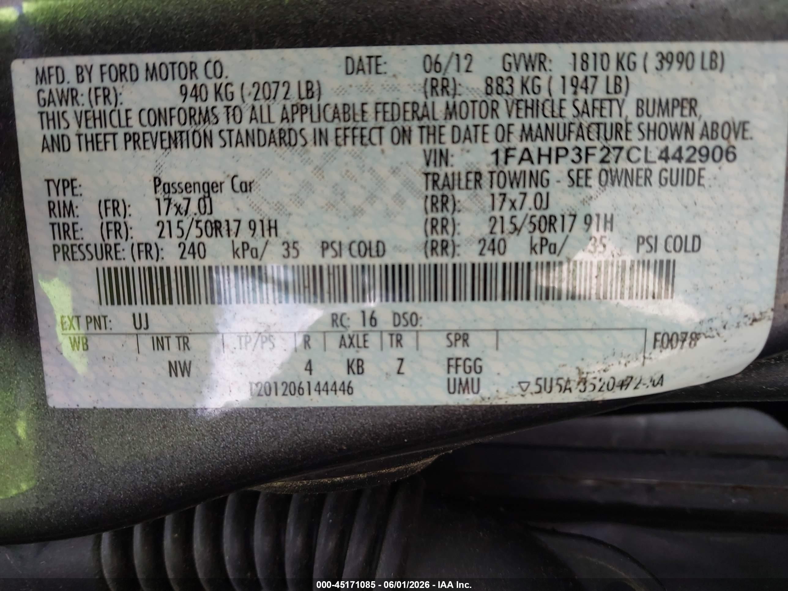 2012 Ford Focus Se Gray vin: 1FAHP3F27CL442906